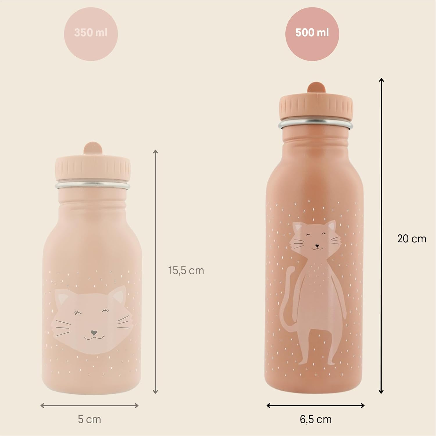 Trixie Drinkfles Mrs. Cat 500 Ml image number 2