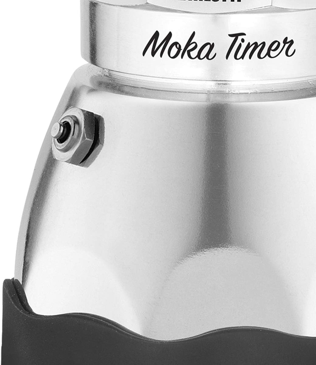Bialetti Electric Moka Timer, Capacity for 6 Ties, 365W, Silver/Black image number 1