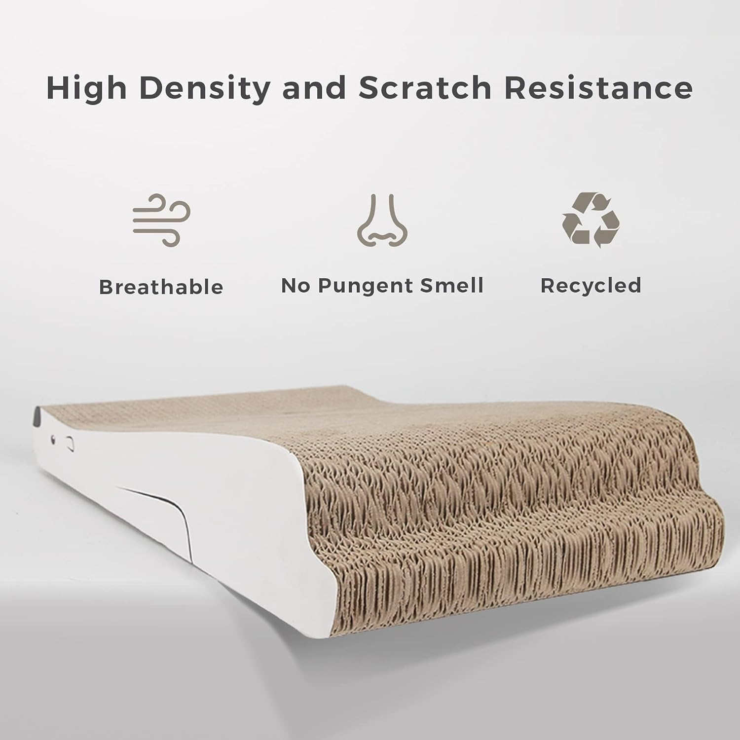 Cat Scratcher Cardboard Cat Sofa Bed Cat Scratching Board Cat Scratch Pad Cat Scratchers for Indoor Cats Set of 2