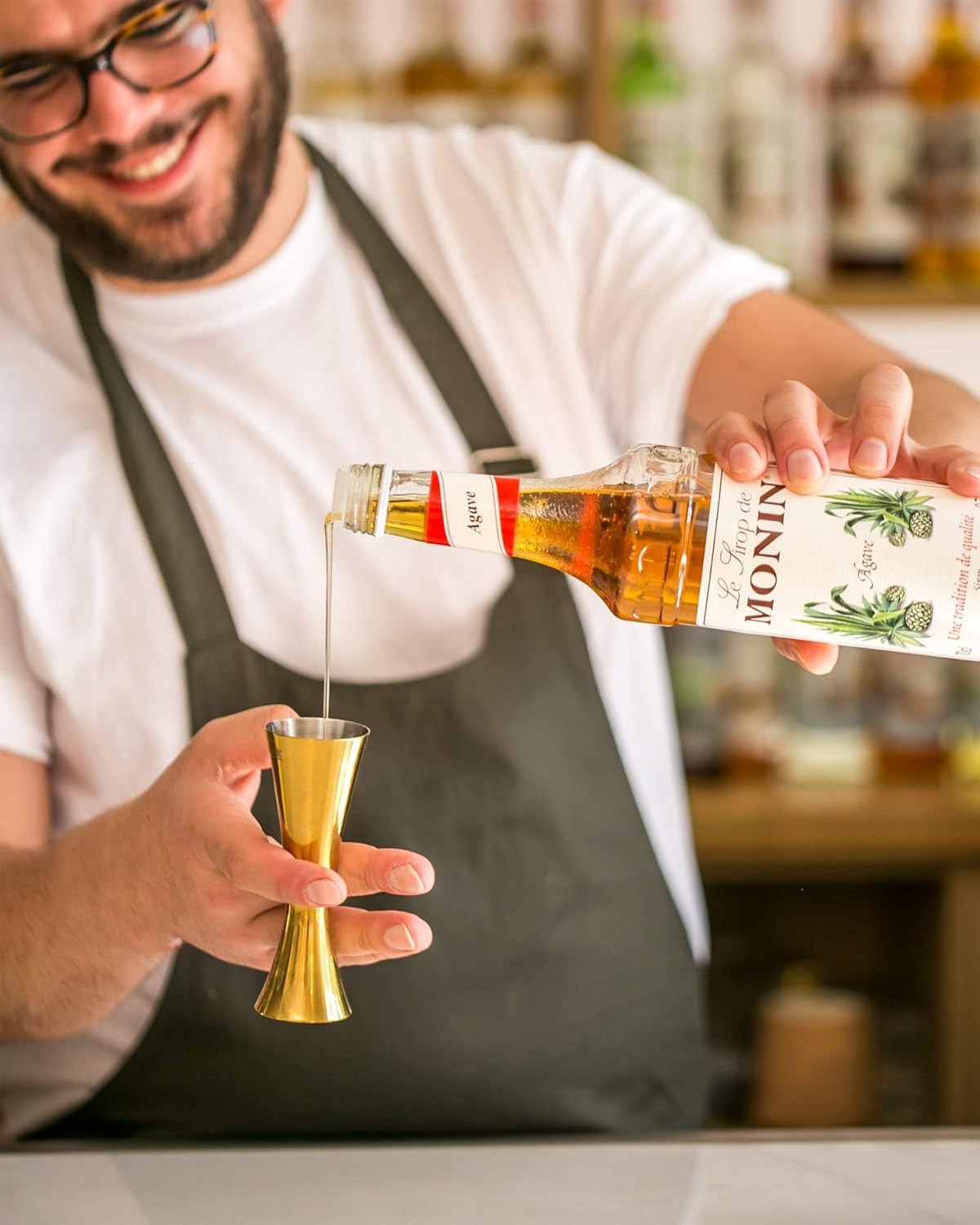 Monin Agave Syrup, Sweet and Full Flavor, Great for Any Beverage, Gluten-Free, Vegan, Non-Gmo, 700 Ml, Agave image number 1