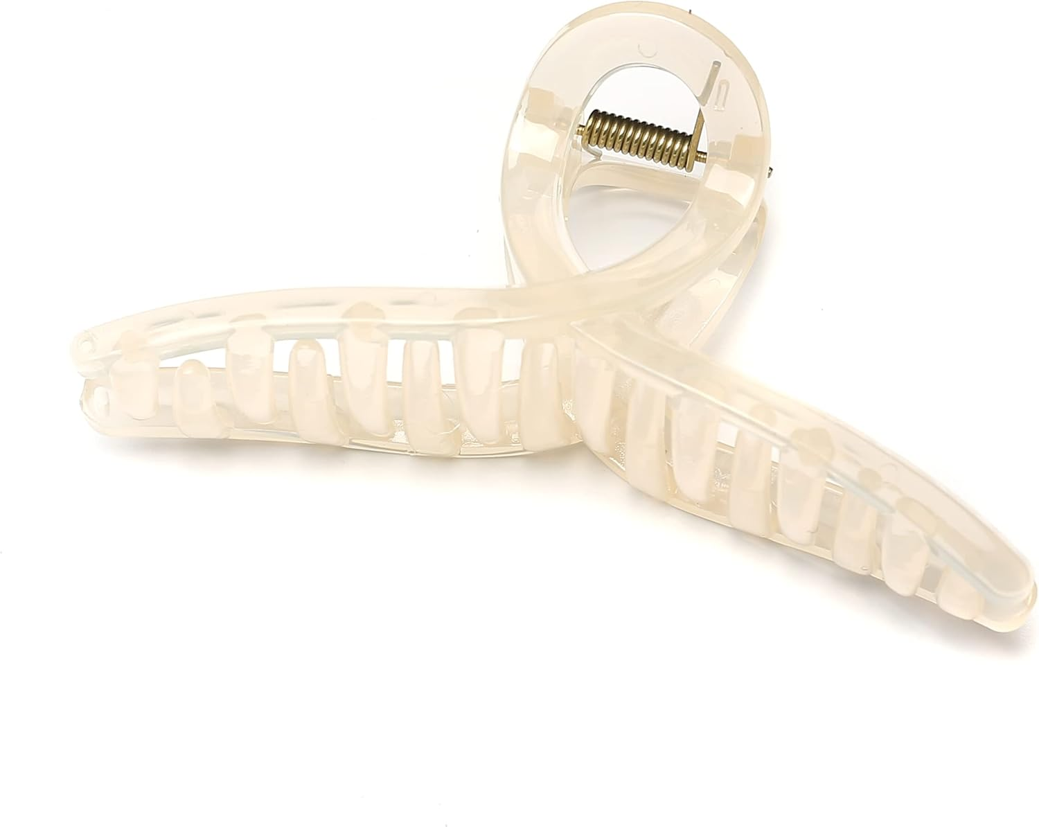 Qingoo Jelly Hair Clip Beautiful Women'S Hair Clip Headpiece Elegant Hair Accessory (Orange)