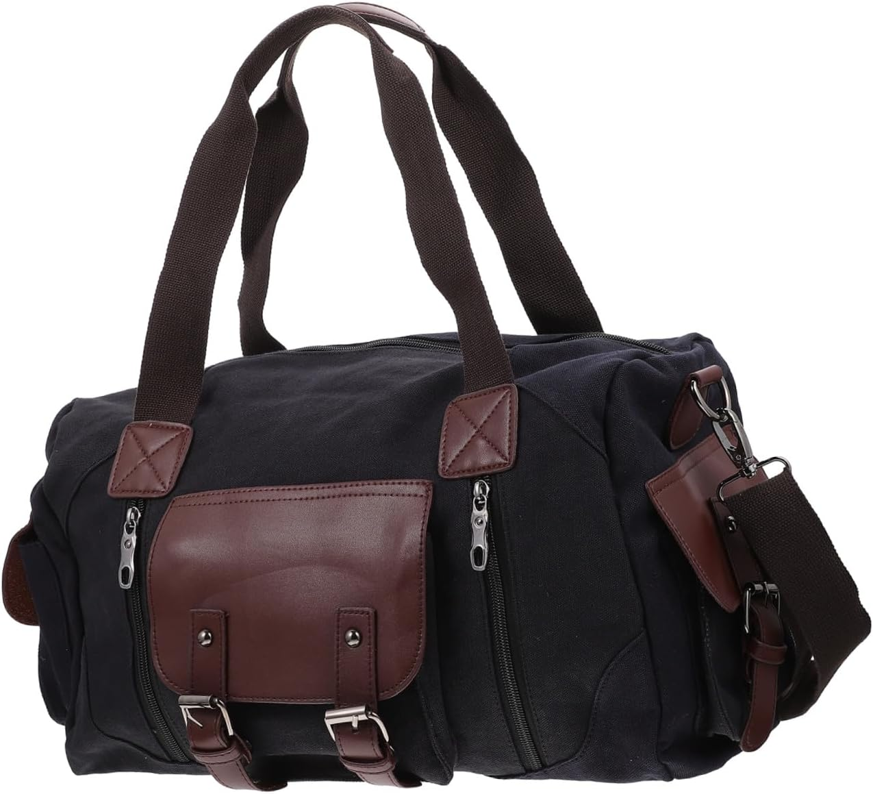 VALICLUD Large Capacity Canvas Travel Bag Luggage Bag for Clothes Organizer Portable for Travel Luggage Gear image number 5