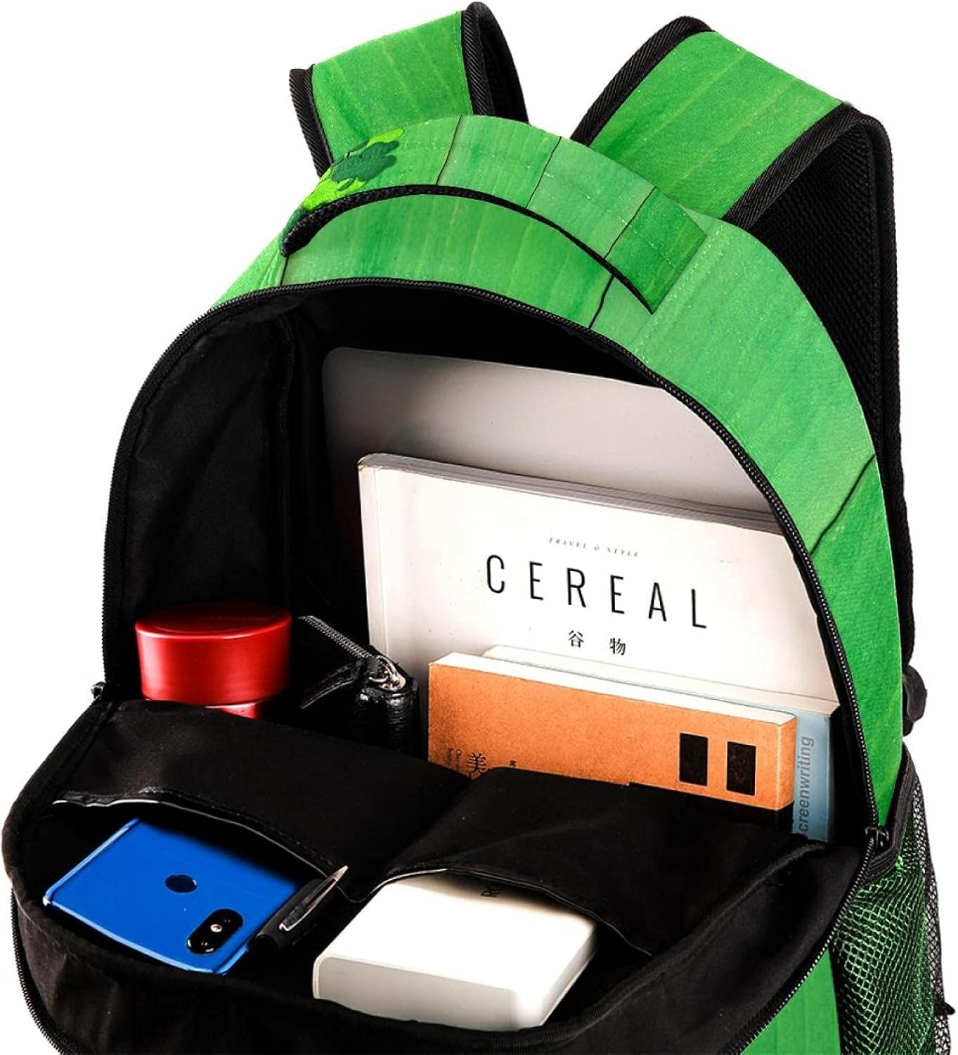 St Patricks Green Wood Background Backpack Students Shoulder Bags Travel Bag College School Tote Backpacks image number 3