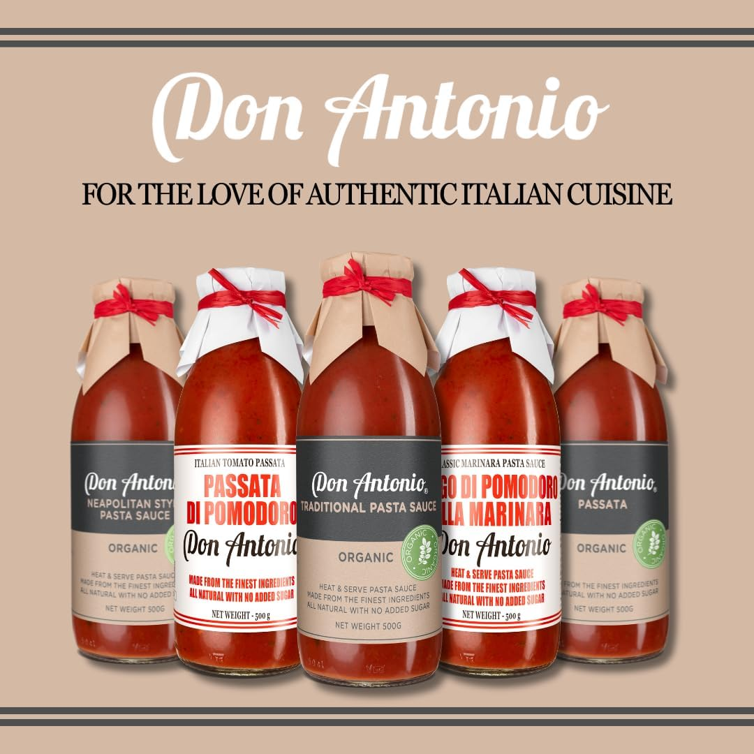 Don Antonio Organic Traditional Pasta Sauce 500 G image number 5