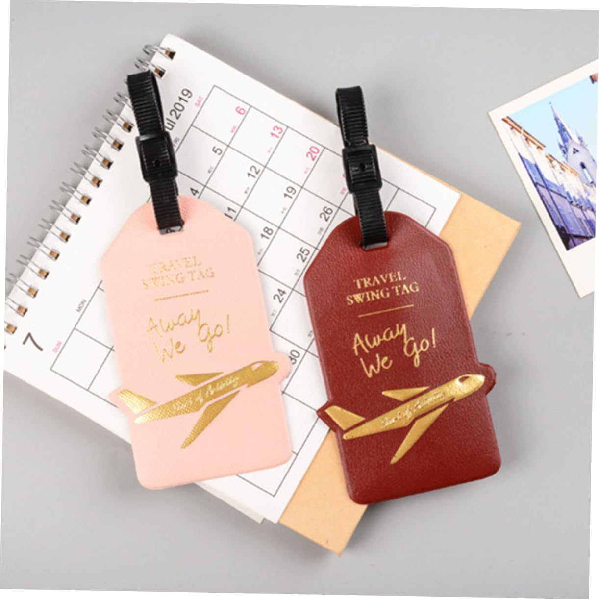 SOESFOUFU Travel Suitcase Tag Luggage Id Labels Baggage Tag for Easy Identification Random Color image number 4