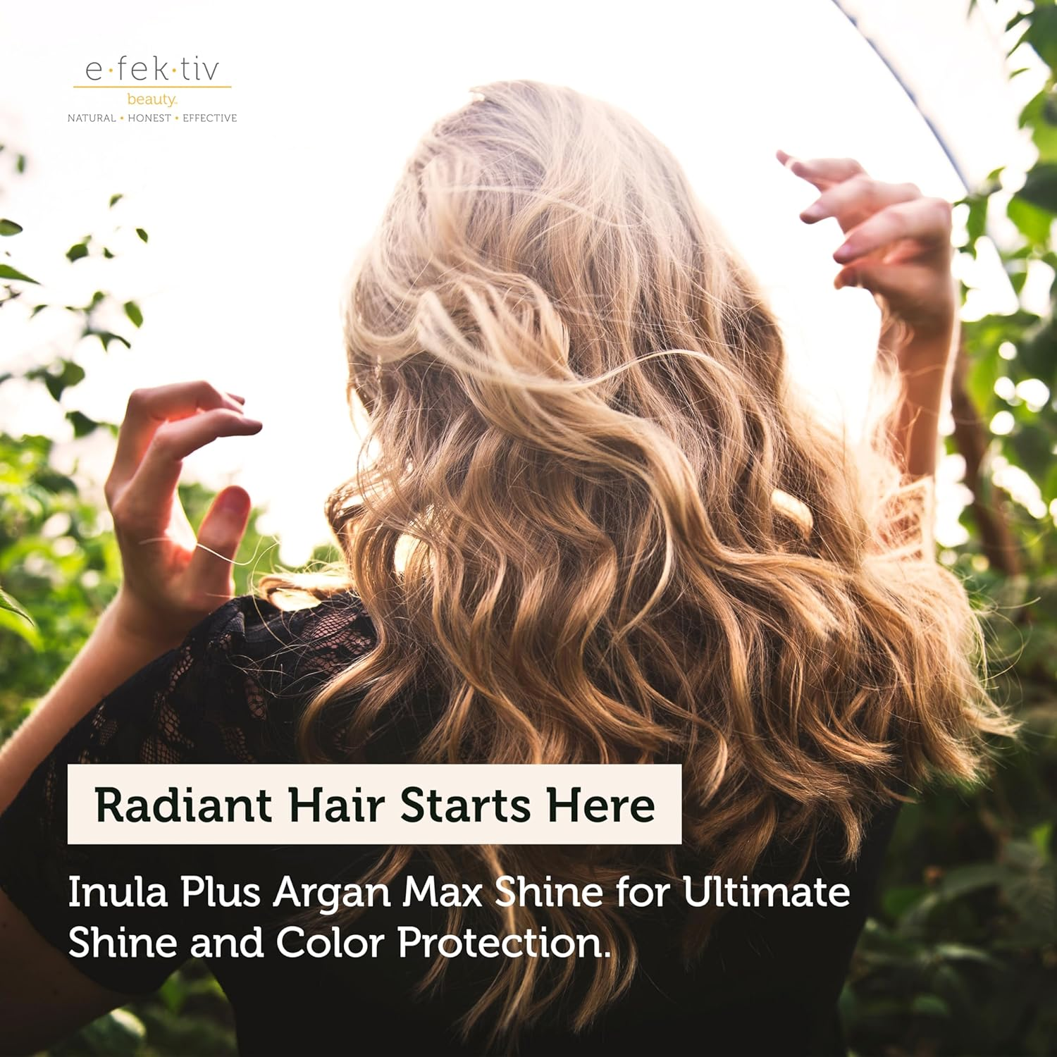 E.Fek.Tiv Beauty Inula plus Argan Max Shine Color Preserving Shampoo - Shampoo for Color-Treated Hair - Protect Enhace Hair Color - Color Safe - Sulfate-Free - Vegan - Clean Formula - Unisex - 8 Oz image number 5