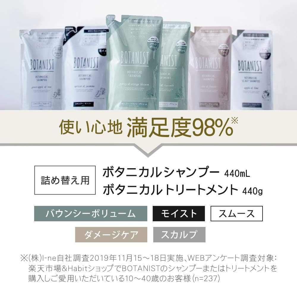 BOTANIST Botanical Shampoo Smooth (Refill Pouch) 440Ml image number 4