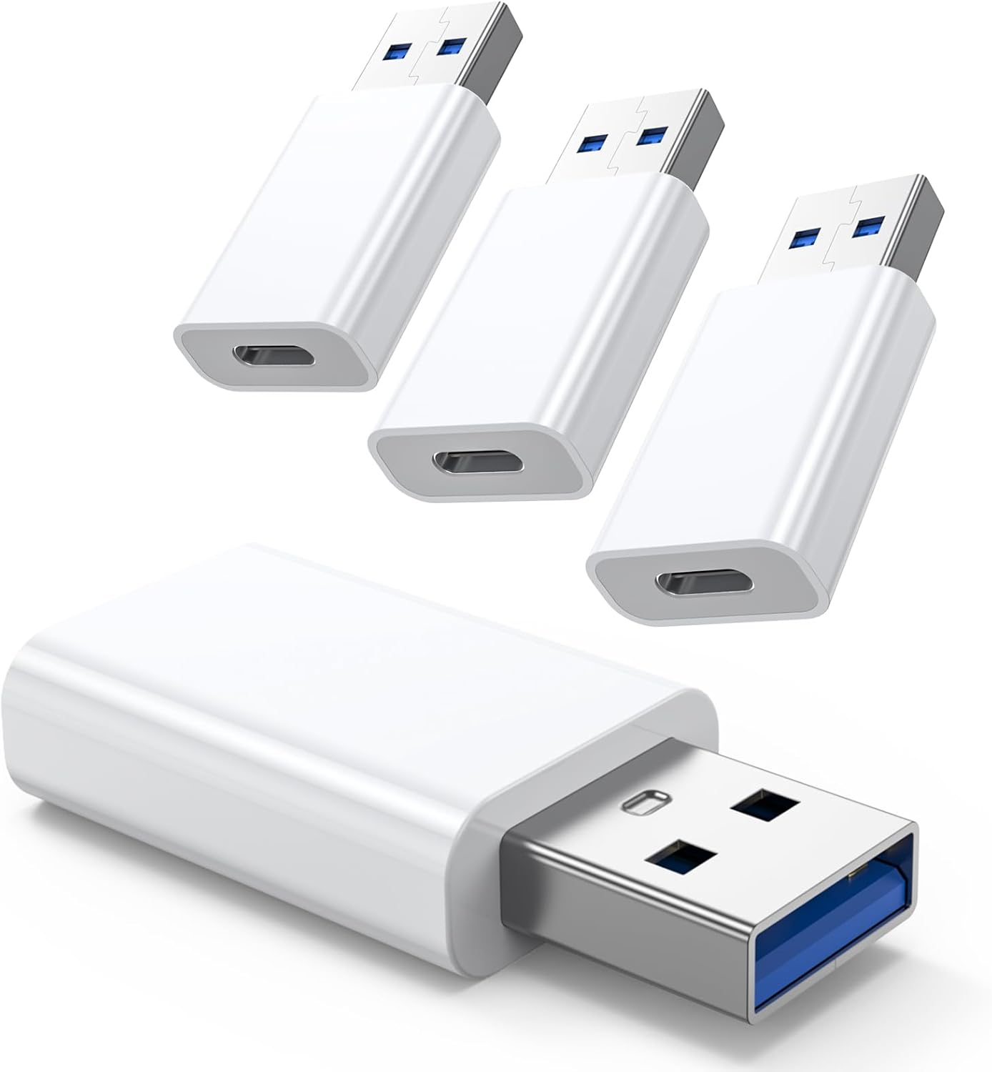 MOSWAG USB C Female to USB Male Adapter USB C to USB Adapter, Type C Charger Cable Power Converter Compatible with Iphone 15 Apple Watch Airpods Carplay