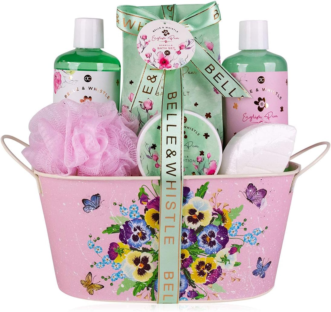 Accentra Belle & Whistle 7-Piece Bath and Shower Set Gift Set in Decorative Vintage Tub image number 1