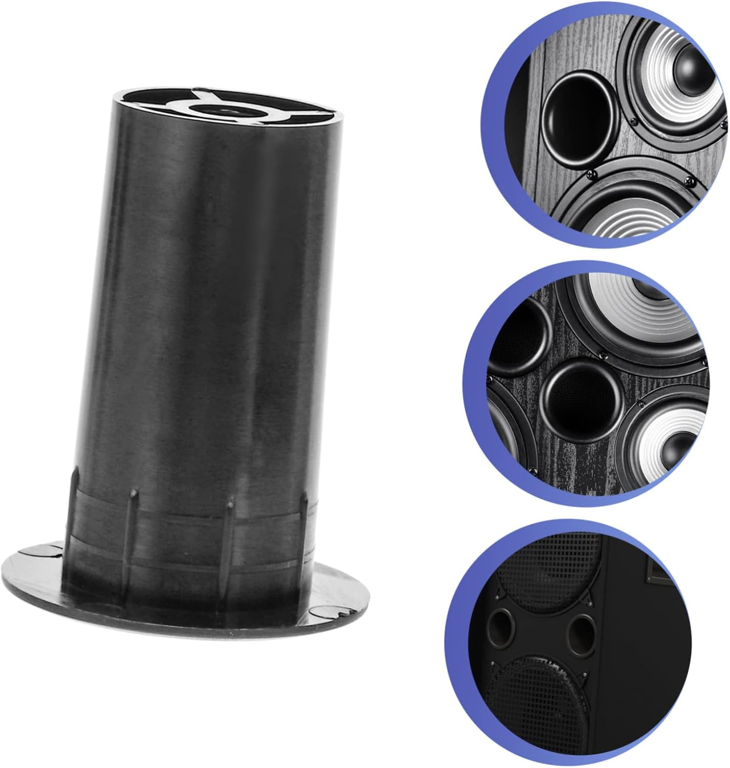 ARTIBETTER 24Pcs Speaker Port Tube Subwoofer Bass Reflex Tube for Woofer Box Speaker Parts for Cabinet Vent for Audio Subwoofer Enhancements image number 5