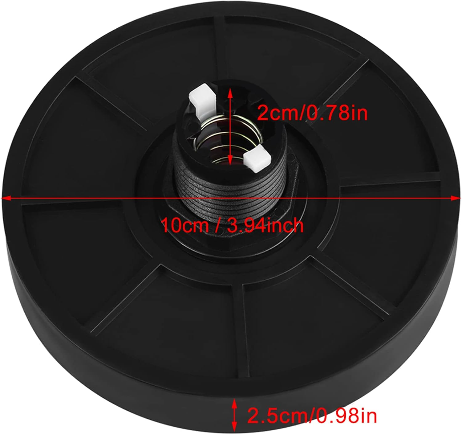 100Mm Massive Button with LED, LED Lighted Button for Interactive Vending Machines,Diy Assembly (100#-Red+Three-Legged Switch+Led Light) image number 6