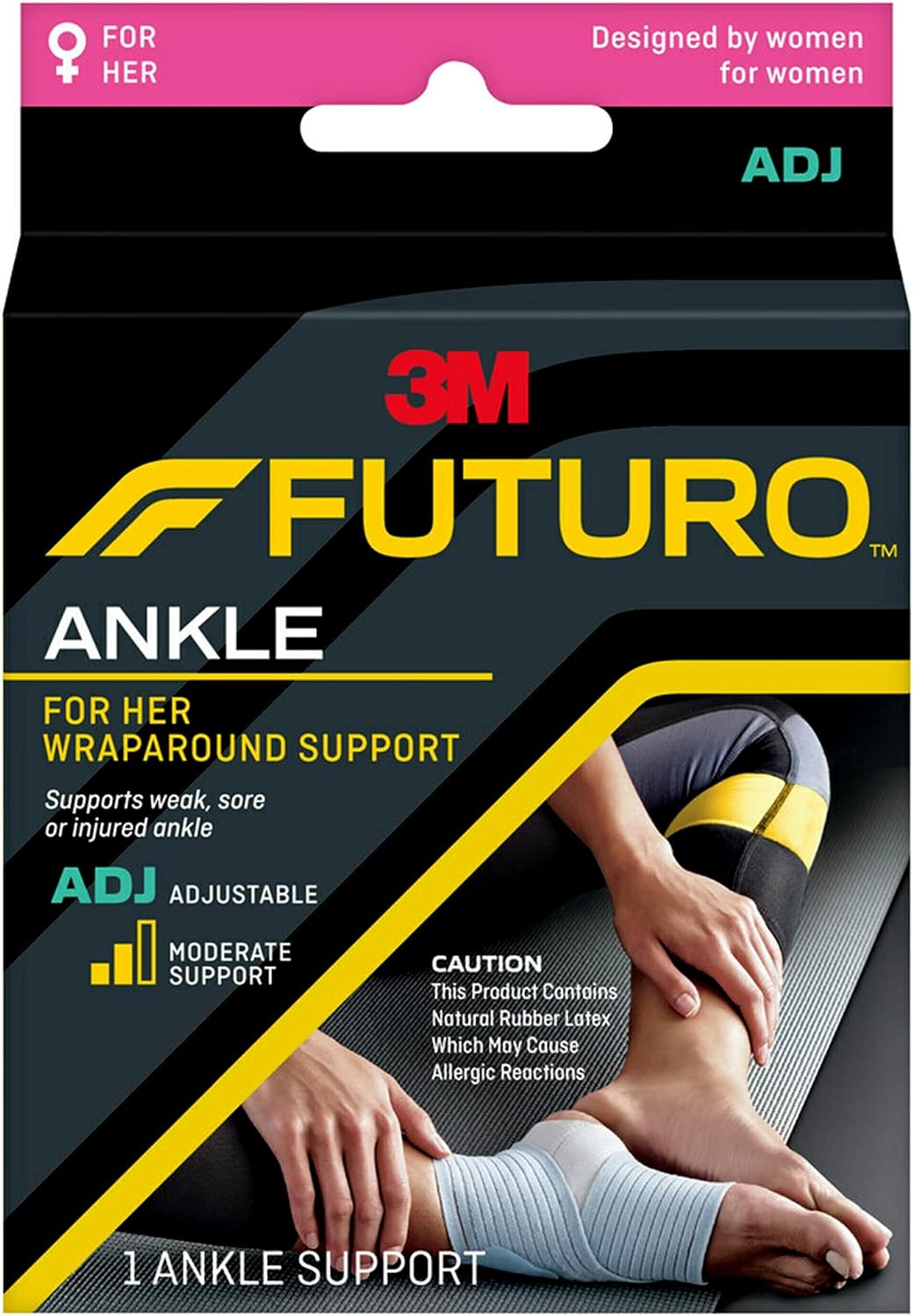 Futuro Slim Silhouette for Her Ankle Support Adjustable 95347EN