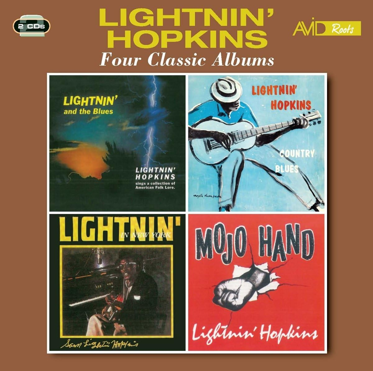 4 Classic Albums (Lightnin & the Blues / Country Blues / Lightnin in New York / Mojo Hand)