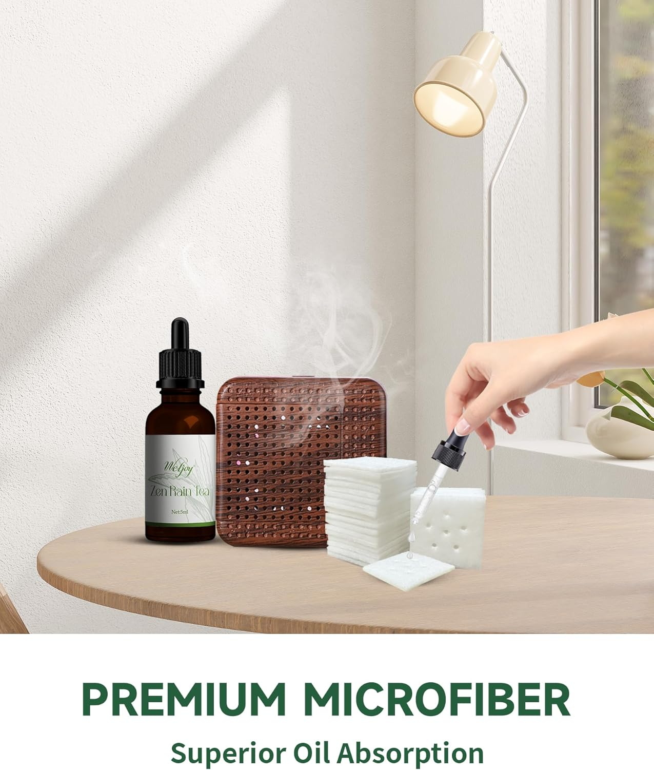 Replacement Pads 50 Pieces for Portable Essential Oil Diffuser with Good Absorbent image number 6