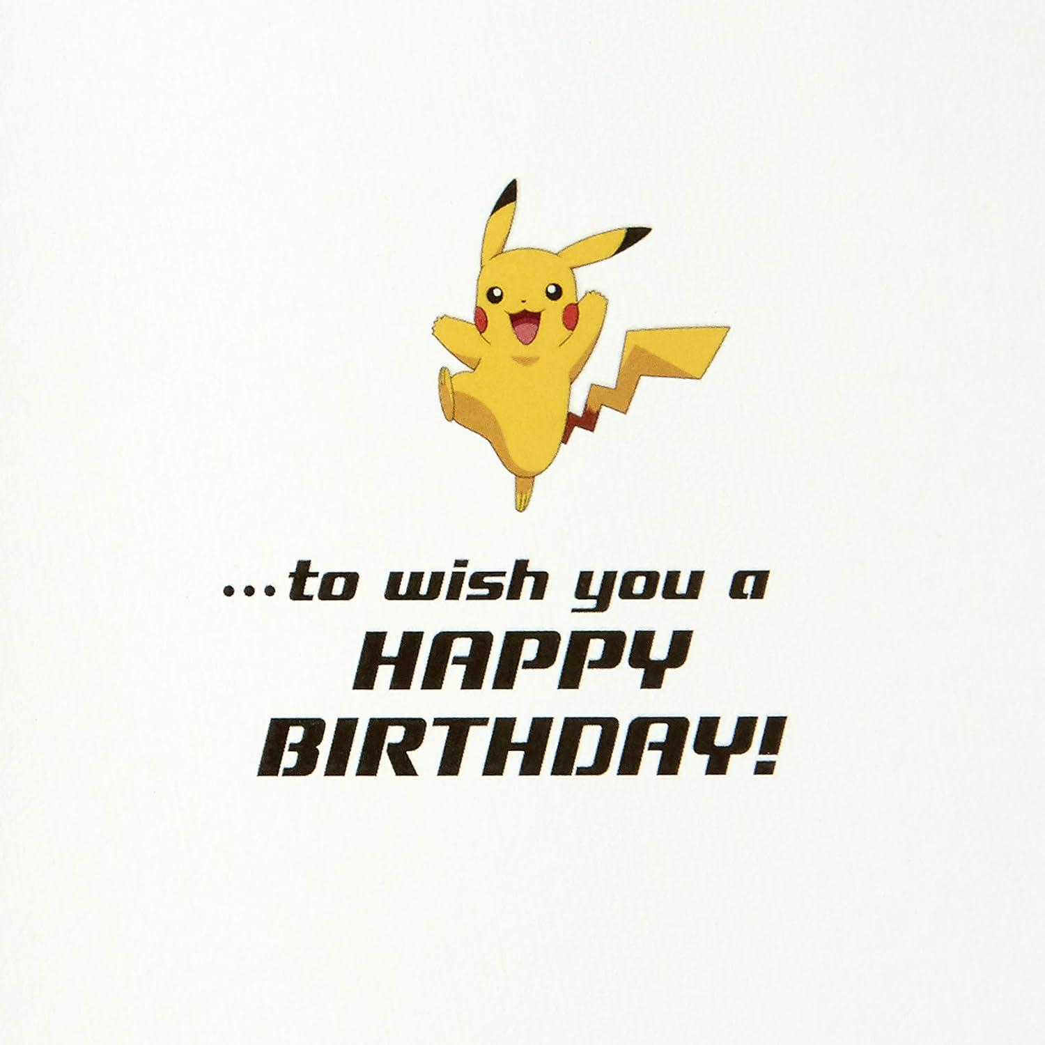 Hallmark Pok&eacute;mon Birthday Card (Wild Pikachu)