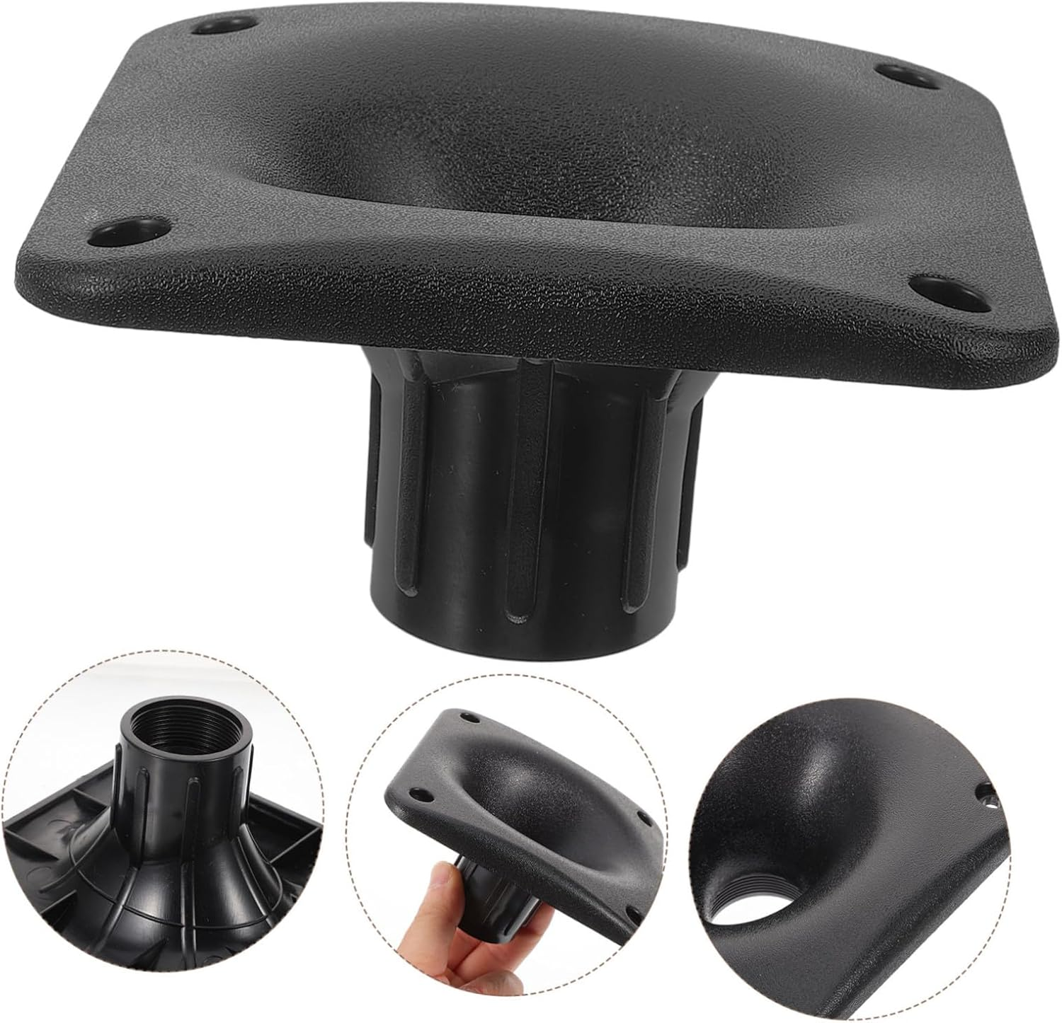 MUELODSIC Multi-Use Horn Speaker Black Compact Stage Loudspeaker Accessory for Show Reliable Installation image number 3