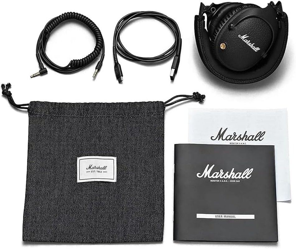 Marshall Monitor ANC Wireless Over-Ear Headphones (Black) image number 2
