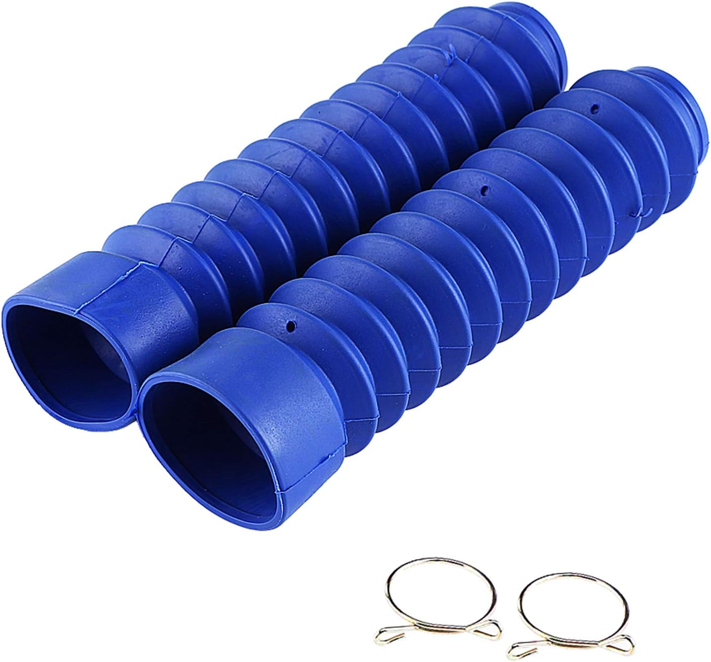 Motorcycle Front Fork Cover, 205X42Mm Plastic Universal Dust Cover Gaiters Shock Boots Front Fork Guards Motorcycle Accessory for Dirt Bike Motorbike(Blue) image number 5