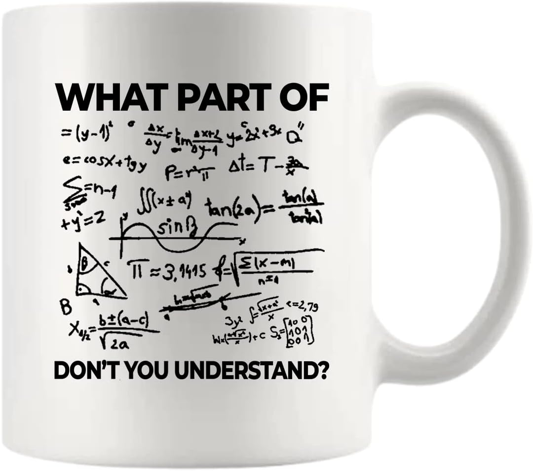 What Part of Don'T You Understand Engineer Coffee Mug 11 Oz Funny Sarcastic Math Teacher Student Novelty Drinkware Ceramic Cup White (11 Oz) image number 4