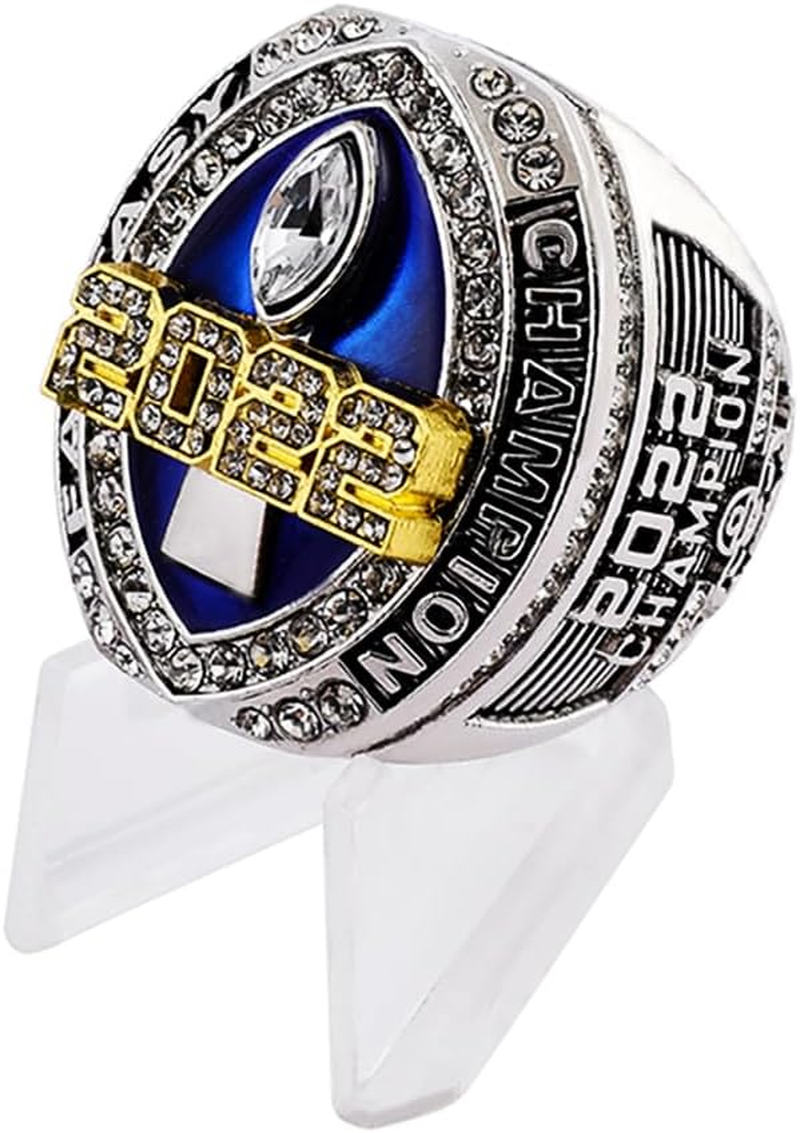 Noblehead 2022 Fantasy Football Championship Ring | Heavy FFL Ring |MVP Award Trophy for Fantasy Football League Winner