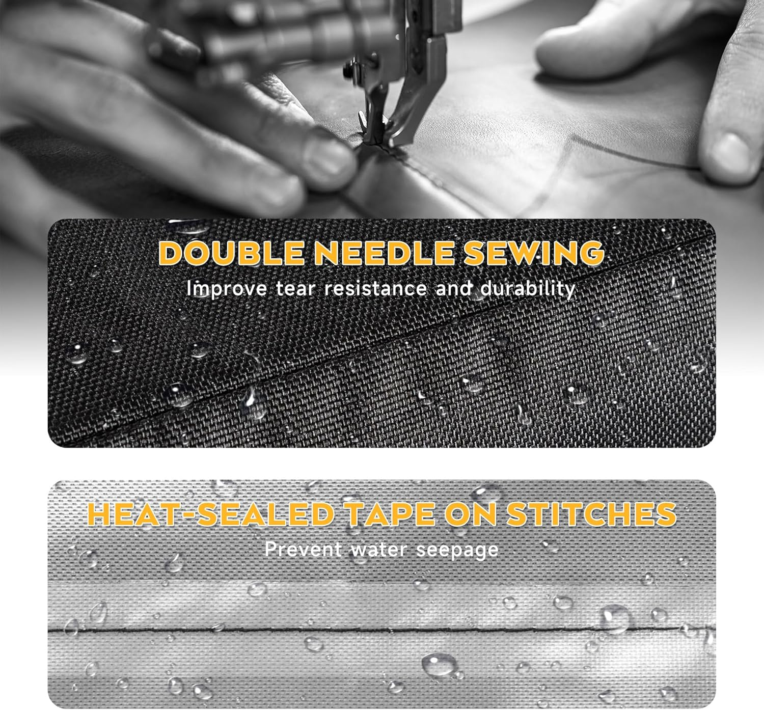 Pizza Oven Cover for Gozney Tread Portable Pizza Oven, Heavy-Duty 600D Protective Cover for Gozney 12" Outdoor Pizza Oven image number 6