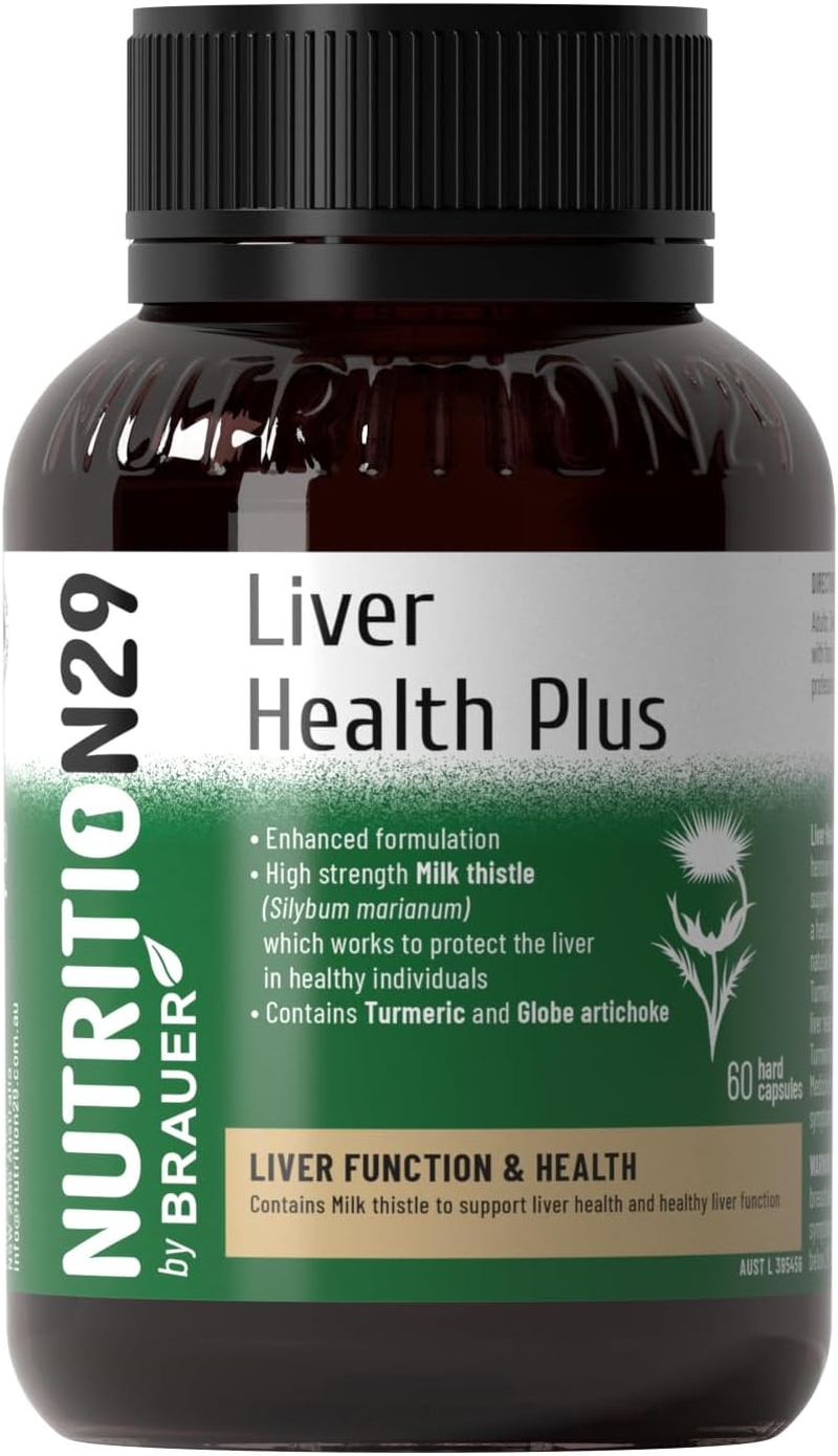 Liver Health plus with Milk Thistle Turmeric & Artichoke NEW Formula with Licorice, Choline & Inositol 60 Capsules Liver Support & Detox Supplement image number 4