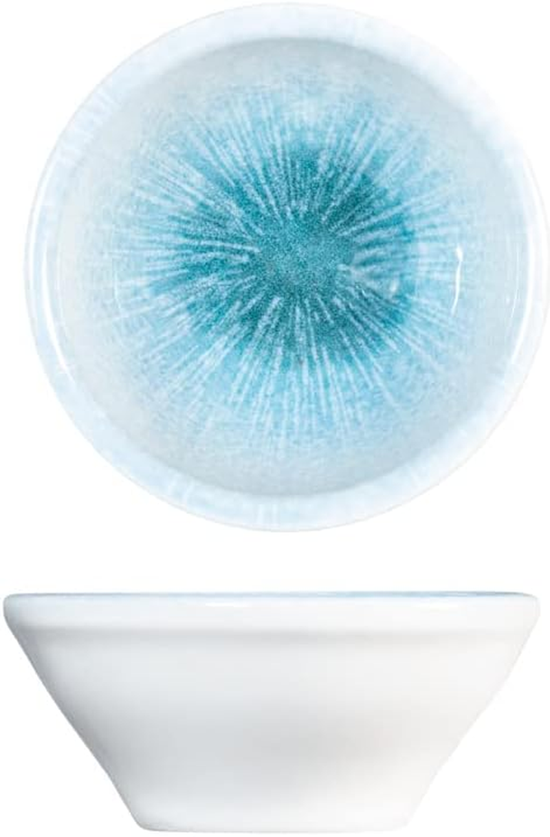 H&H Neptune Set of 6 Porcelain Cups, 10 Cm