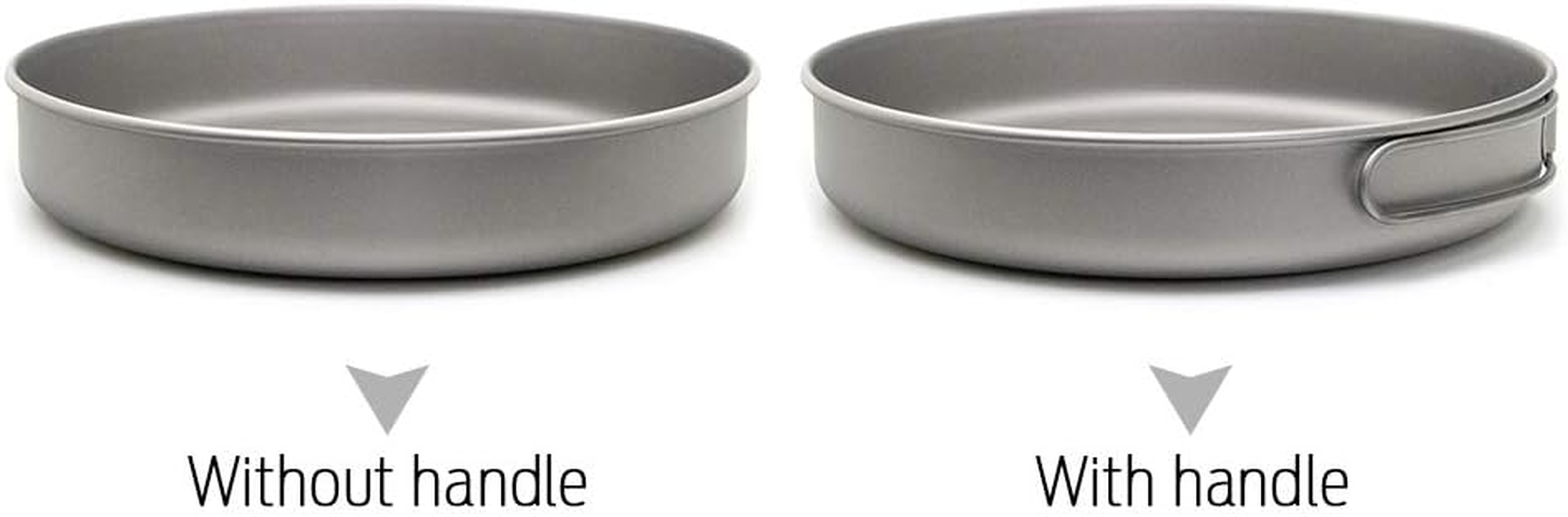 Ultralight Titanium Frypan Outdoor Camping Hiking Picnic Cooking Frying Pan image number 2