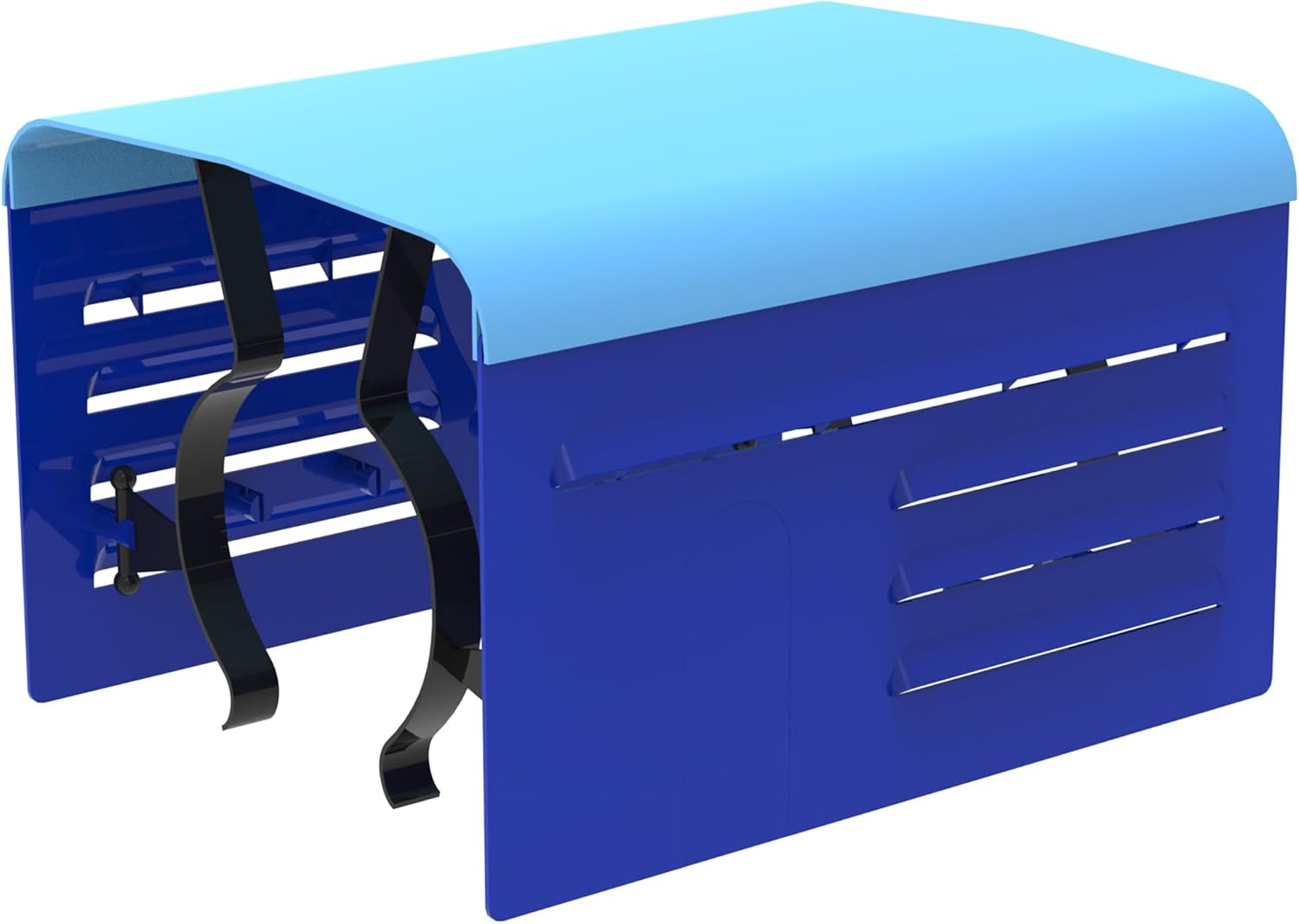 Runnico Pool Pump Covers for outside Units - ABS Adjustable Pool Pump Motor Cover - Swimming Pool Motor Cover Protect Pump from UV and Rusting, Black