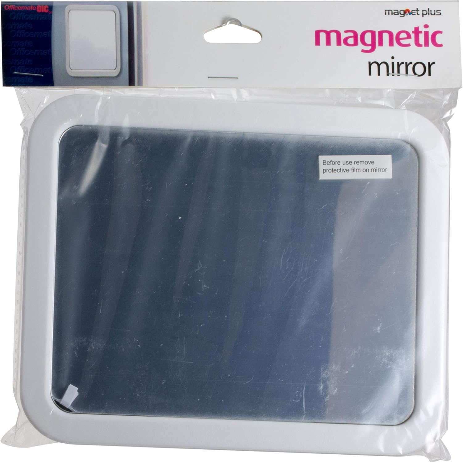 Officemate Magnetplus Magnetic Mirror, White (92542) image number 3
