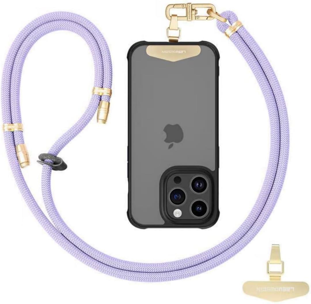ZANZER Universal Phone Lanyard Crossbody Phone Strap, Adjustable Neck Strap Metal Buckle Cell Phone Cord Strap Compatible with Most Mobile Phone