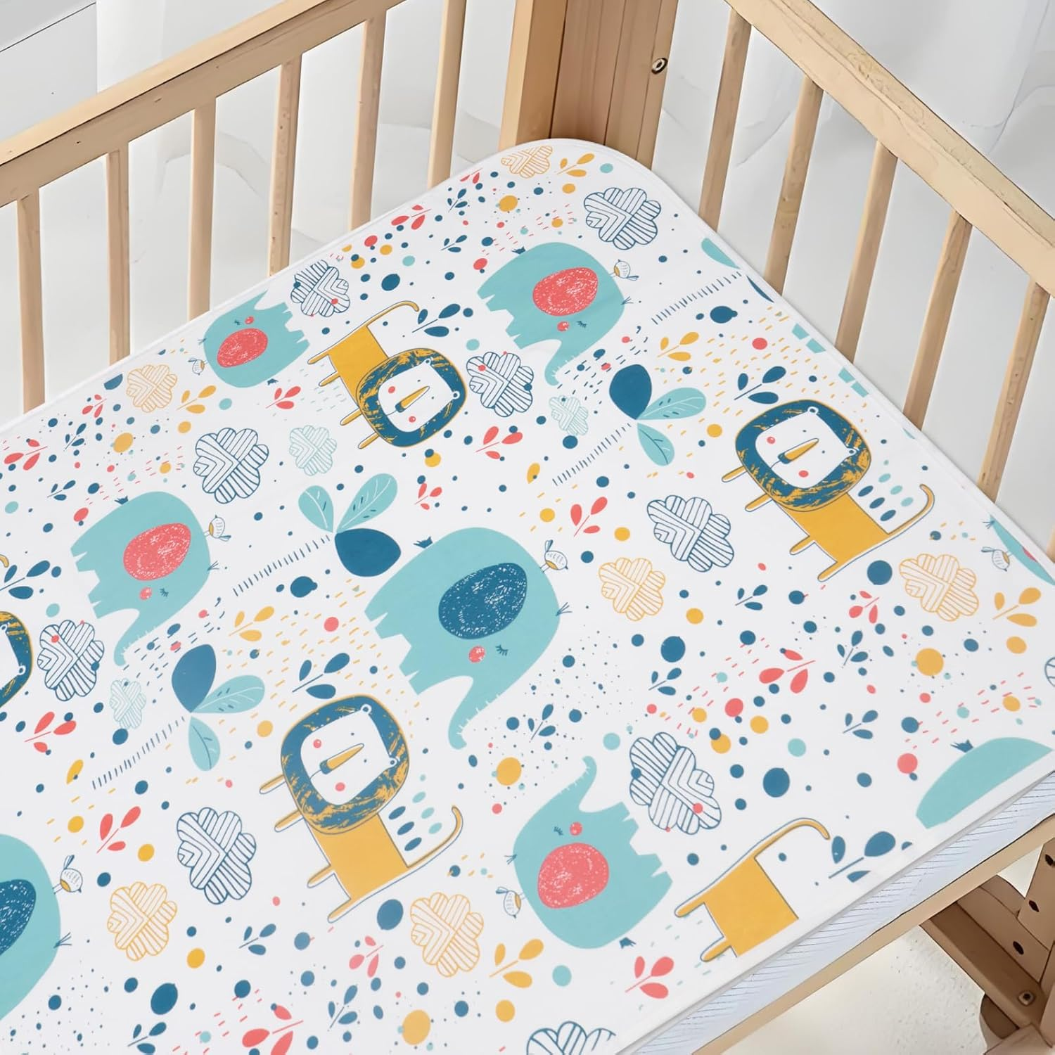 DAWNTREES Baby Waterproof Bed Pad,Baby Bed Pad Large100&times;150Cm Washable & Reusable Mattress Protector for Bed Wetting & Incontinence, Soft & Absorbent Underpad for Babies image number 2