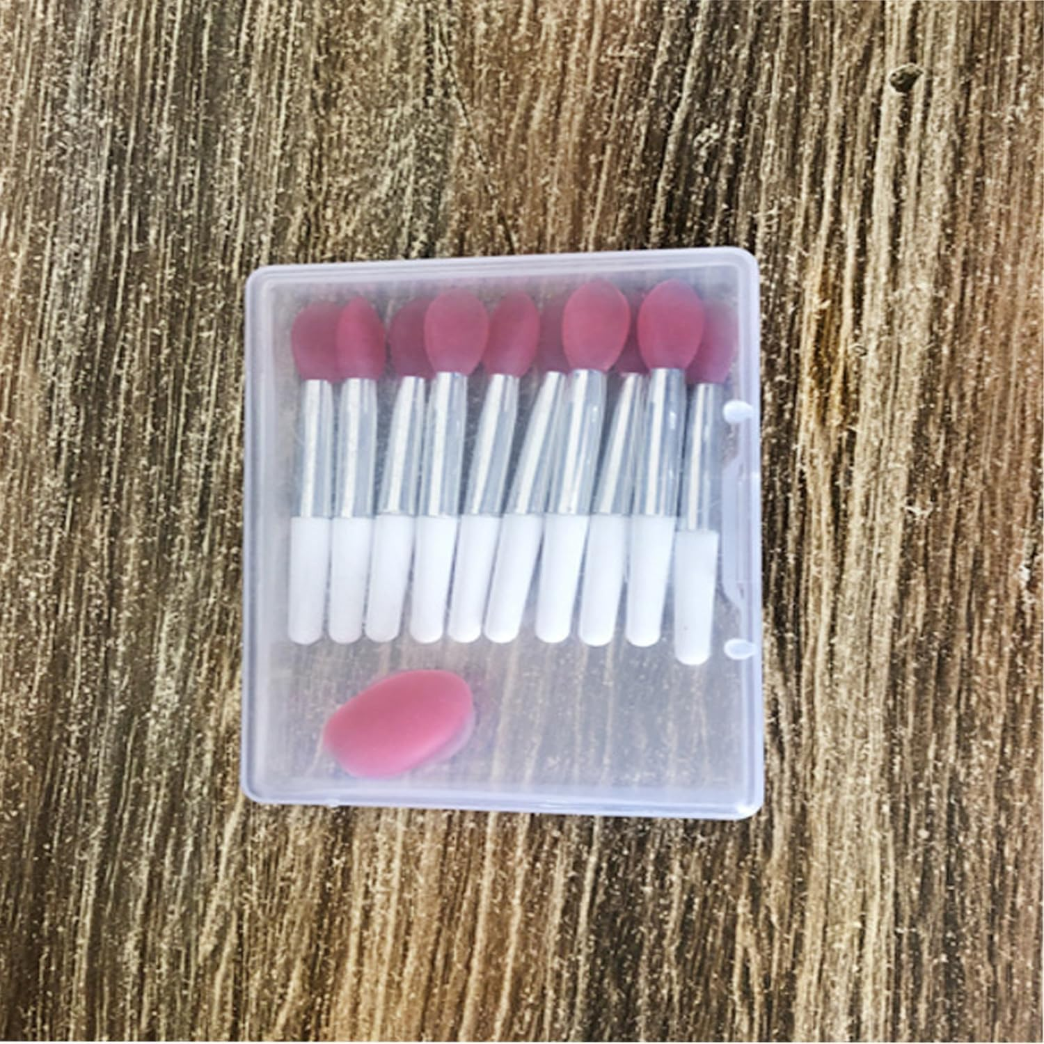 Silicone Lip Brush Makeup Eyebrow Lipstick Brushes Applicator Cosmetic Brush Set Silicone Brushes Wands Fit Balm Mask Oil Pink (10PCS)