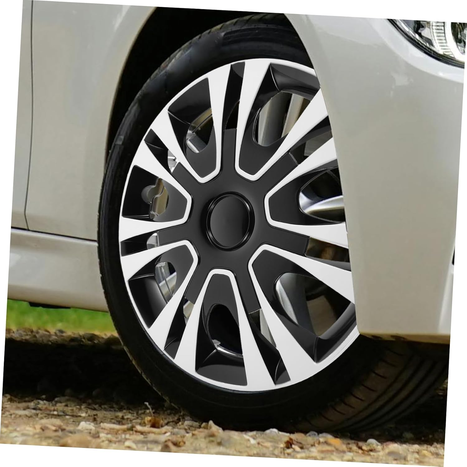 FUNOMOCYA Fashionable Rim Hubcap Covers Universal Car Wheel Center Cap Wheel Covers for Automotive image number 4