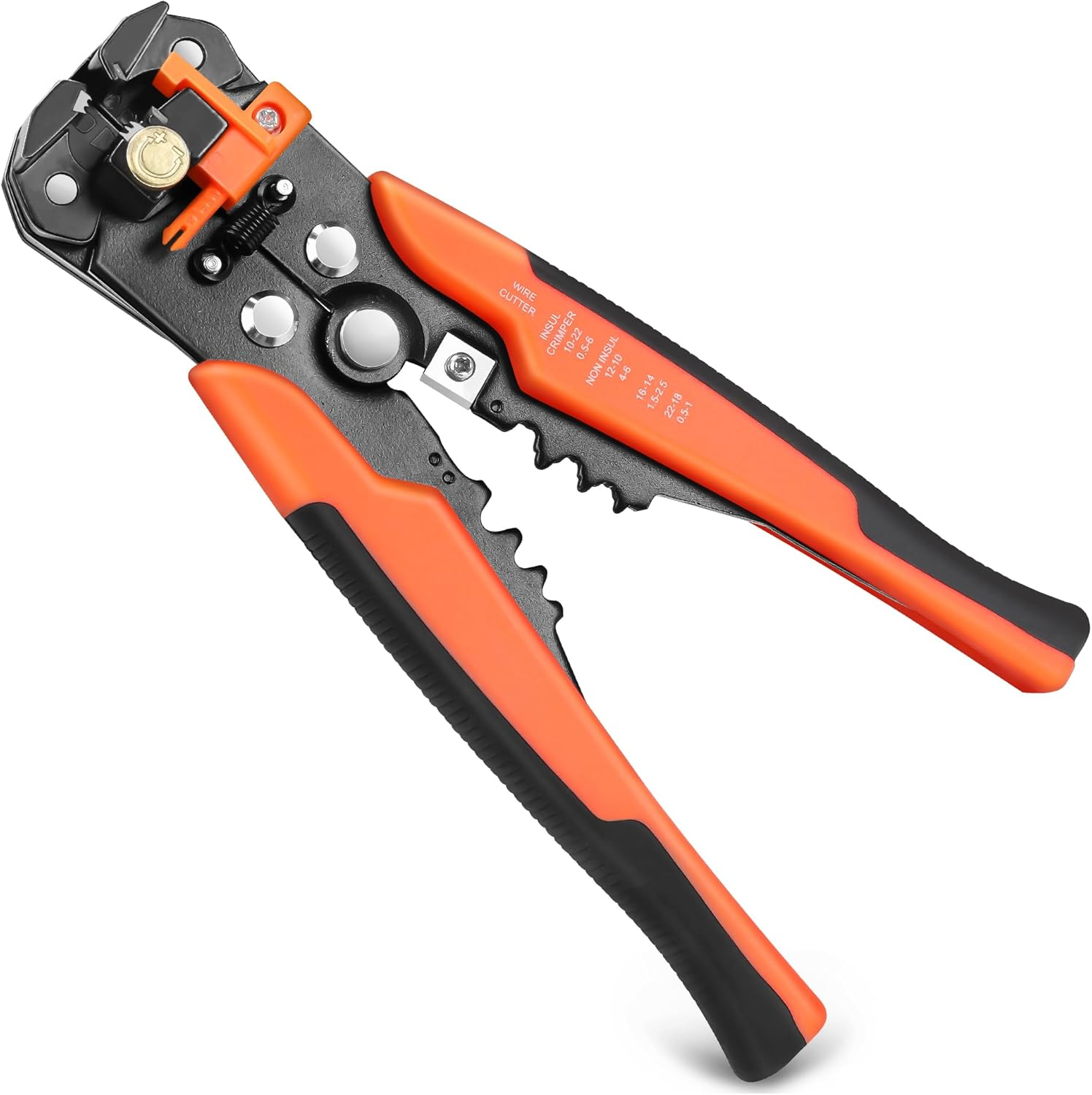 Milifox Multi-Functional Automatic Wire Stripper, Stripping Range 0.2Mm&sup2;-6Mm&sup2;, Adjustable Stripping Force & Length, Cutting & Crimping Functions image number 2