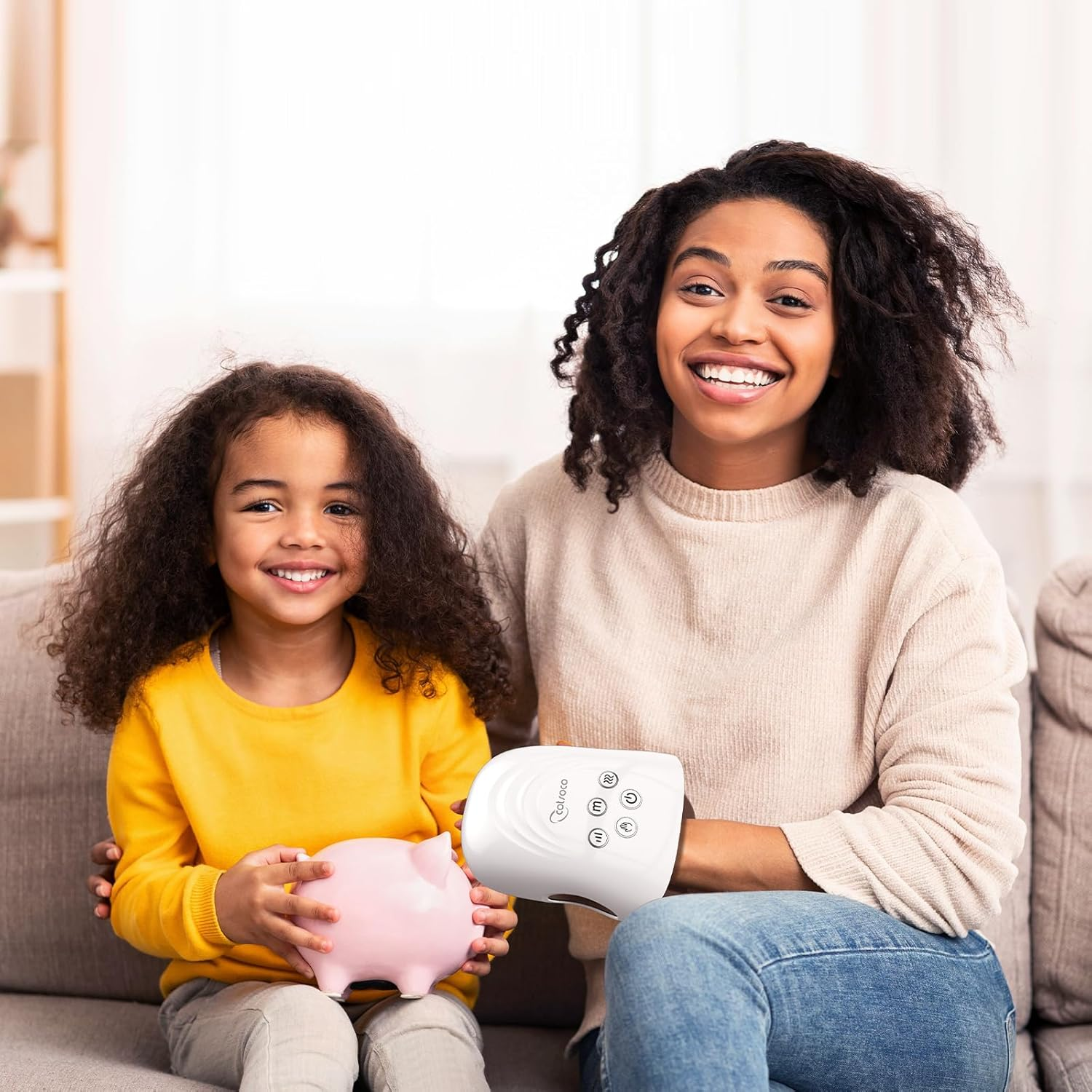 Cordless Hand Massager with Heat and Compression for Arthritis and Carpal Tunnel, Birthday Gifts for Women Mom Men,White image number 6