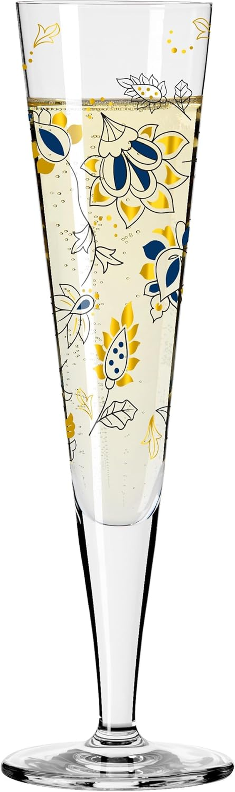 RITZENHOFF Goldnacht No. 44 1071044 Champagne Glass 200 Ml Designer Item with Real Gold Made in Germany image number 2