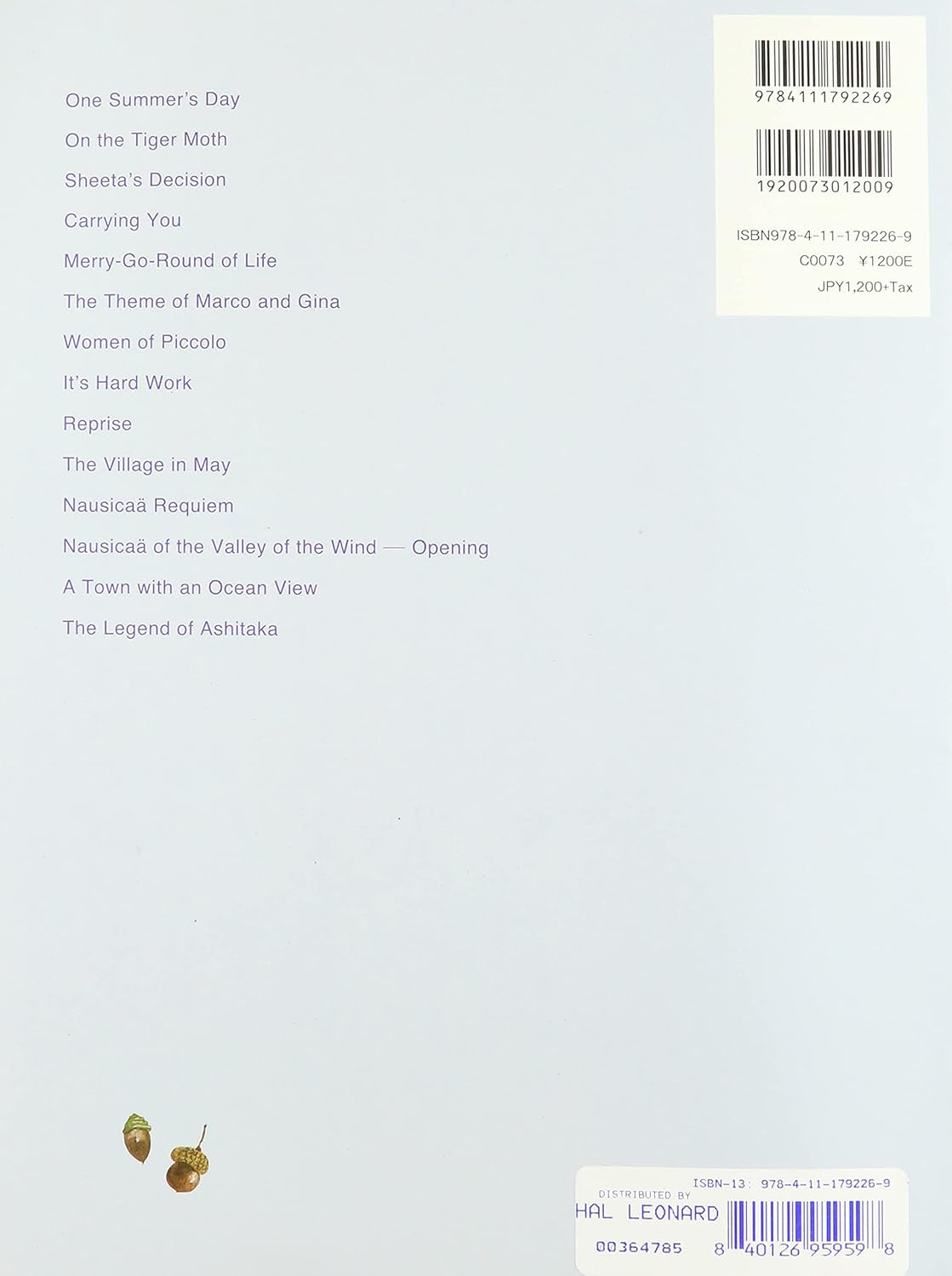 Studio Ghibli: Recital Repertoire - Book 1 Intermediate Level Piano Solo image number 1