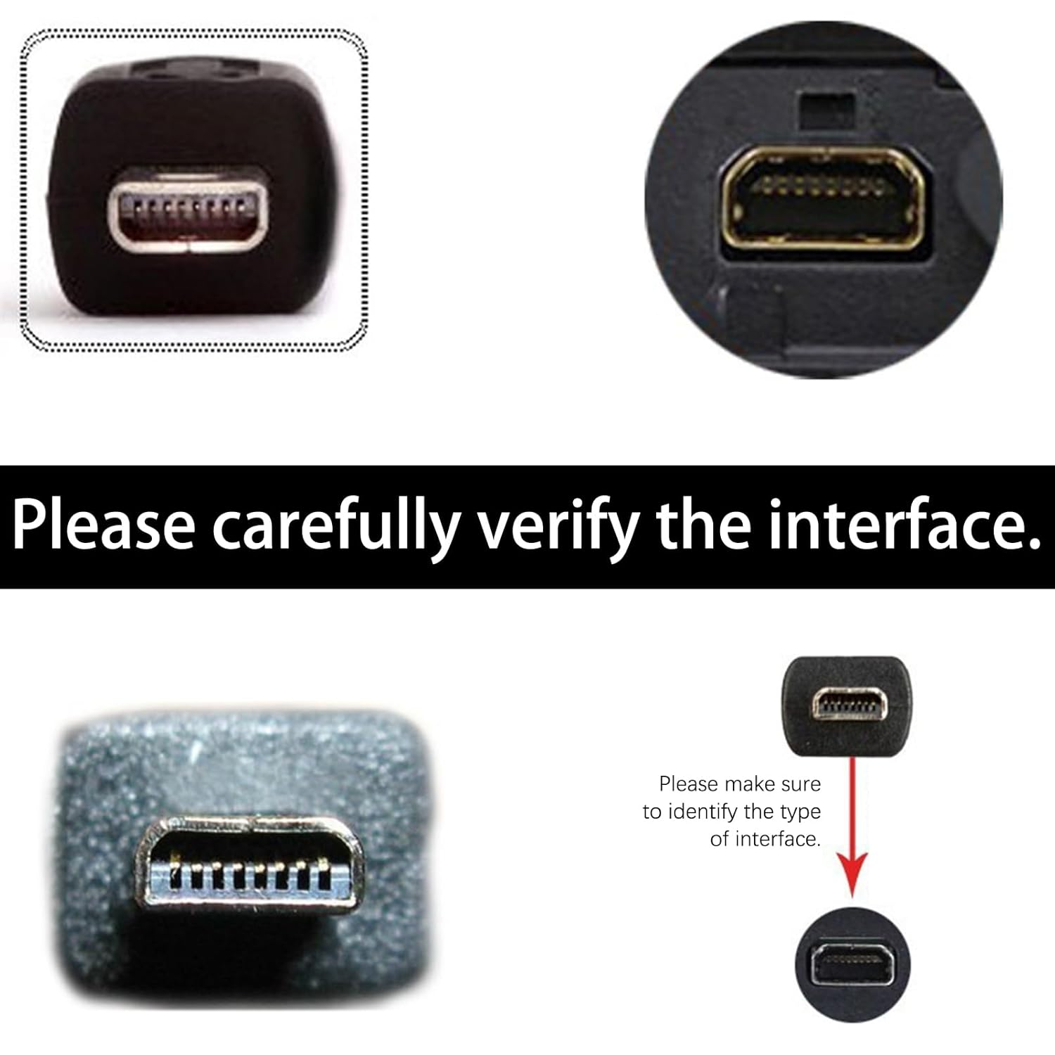 Luzcauwy UC-E6 USB Cable for Nikon Digital SLR Cameras COOLPIX S3000 S3100 S3200 S8000 S100 S203 S230 P7000 AW100, Replacement Data Sync Cord Compatible with Nikon Coolpix Models for Fast Transfer image number 4