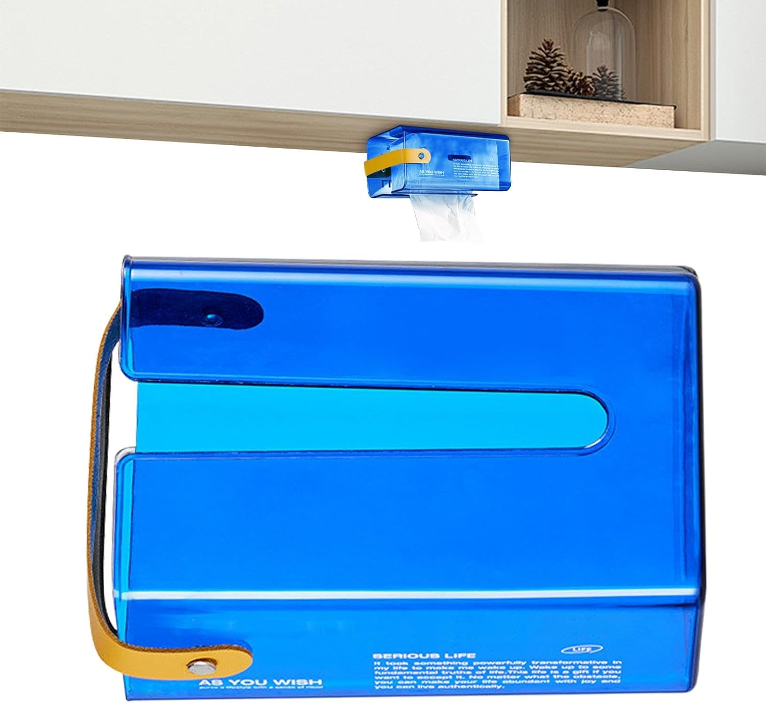 Wipes Dispenser for Bathroom, No Punch Wipe Tissue Storage, Refillable Wipes Container, Bathroom Wipe Dispenser, Kitchen Wipes Storage Box, Home Wipes Dispenser, Tissue Storage Case, Wipe Tissue Box image number 3