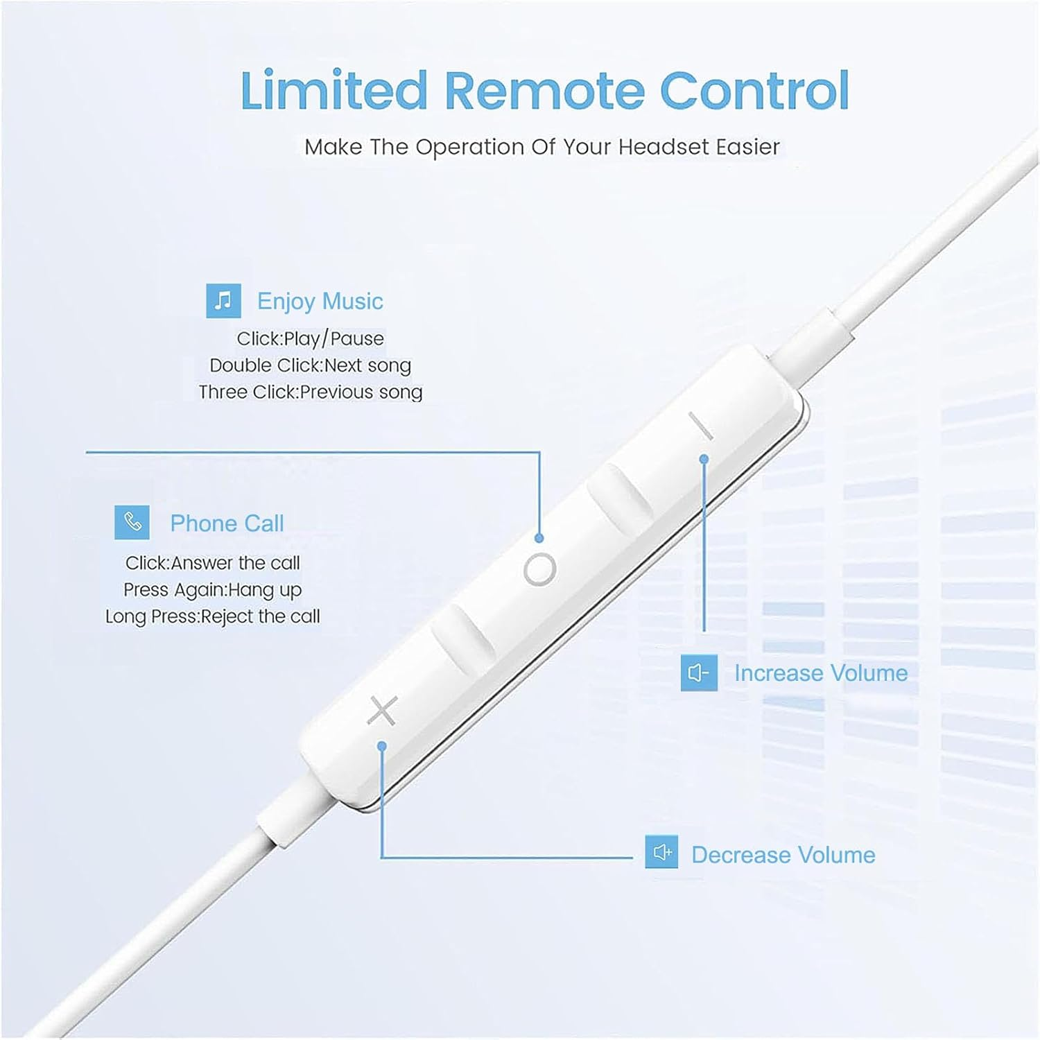 2 Packs for Iphone Headphones Wired Earbuds Earphones Noise Reduction with In-Line Microphone & Volume Control Hifi Stereo Headsets Compatible with Iphone 14/13/12/11/Xr/Xs/X/8/7/Se/Pro/Pro Max image number 3