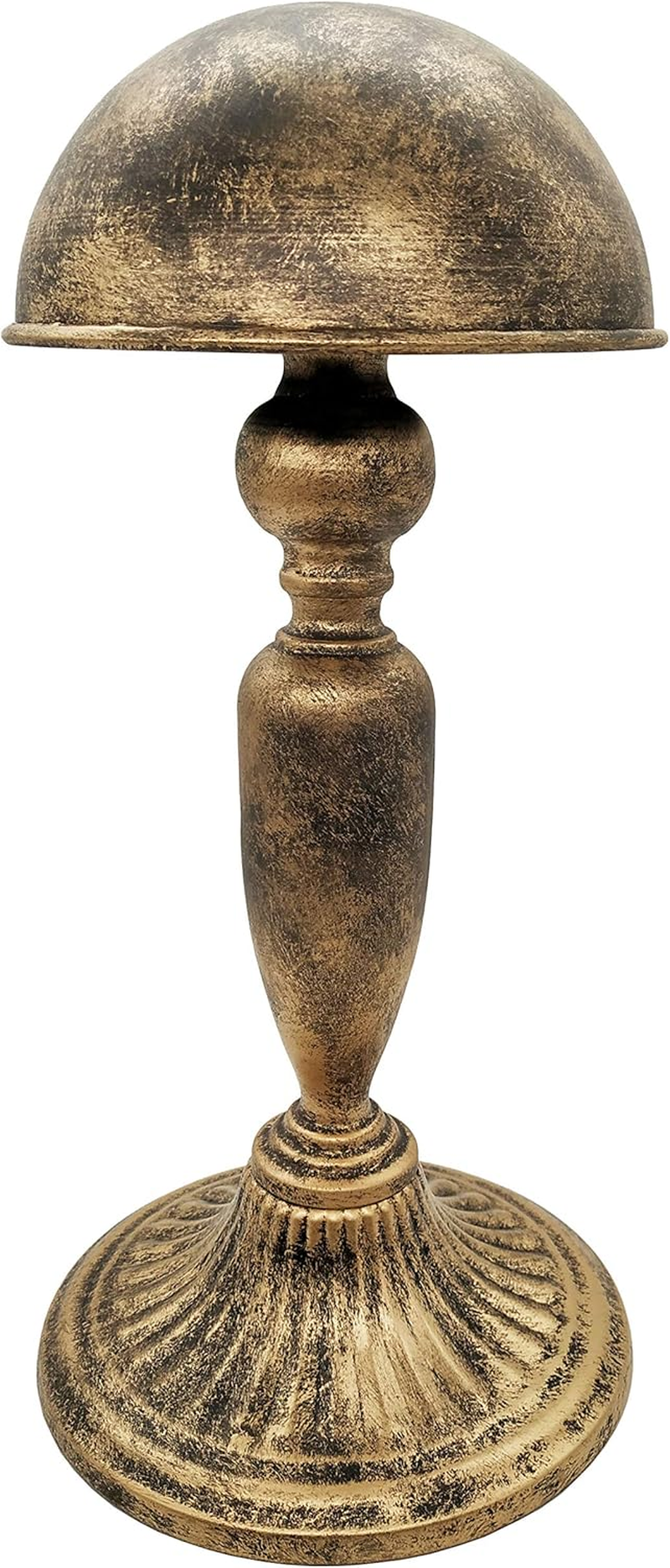 Owlgift Vintage Style Dome Shape Removable Metal Hat Rack, Cap, Wig Storage Holder Display Stand, Black (1Pc)