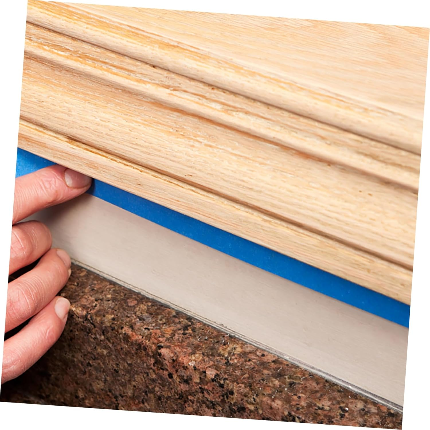 CHILDWEET 4Pcs Heat-Resistant Tape Paper for Car Tape Adhesive Paper Needs Use as Important Summer Supplies for Car Auto Indoor Projects Blue Material image number 4