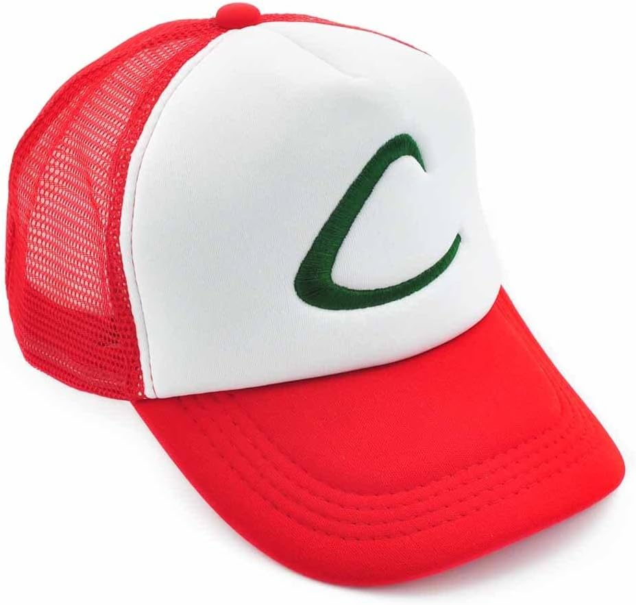 Ash Ketchum Cosplay Costume Baseball Cap | 1St Gen Cap
