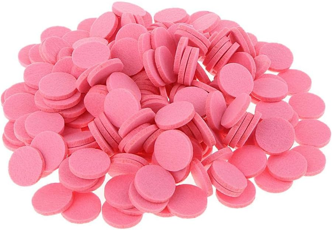 Nishiyuenyi 200Pcs Charms Pendant Locket Essential Oil Diffuser - 21Mm, Pink image number 3