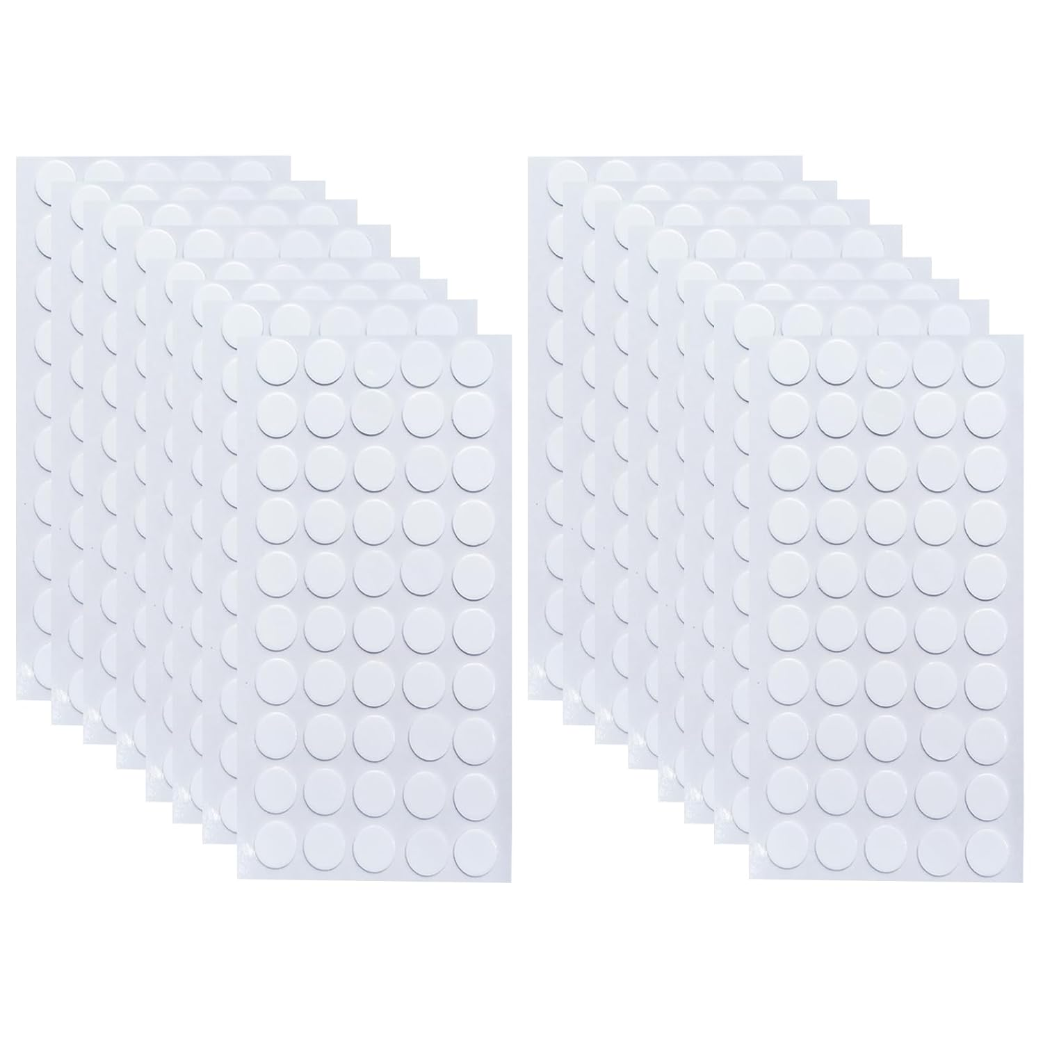 Meagtllva 200 Pieces (20Mm/0.78") Double Sided Adhesive round Stickers,Double Sided Sticky Dots,Round Clear Tape for Balloon,Crafts,Art Decoration,Wedding Decoration (20Mm-200Pcs)