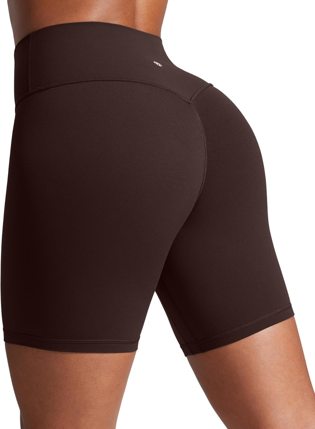 CRZ YOGA Secretsculpt Womens Butterlift High Waist Scrunch Butt Biker Shorts 6 Inches - No Front Seam Workout Gym Booty