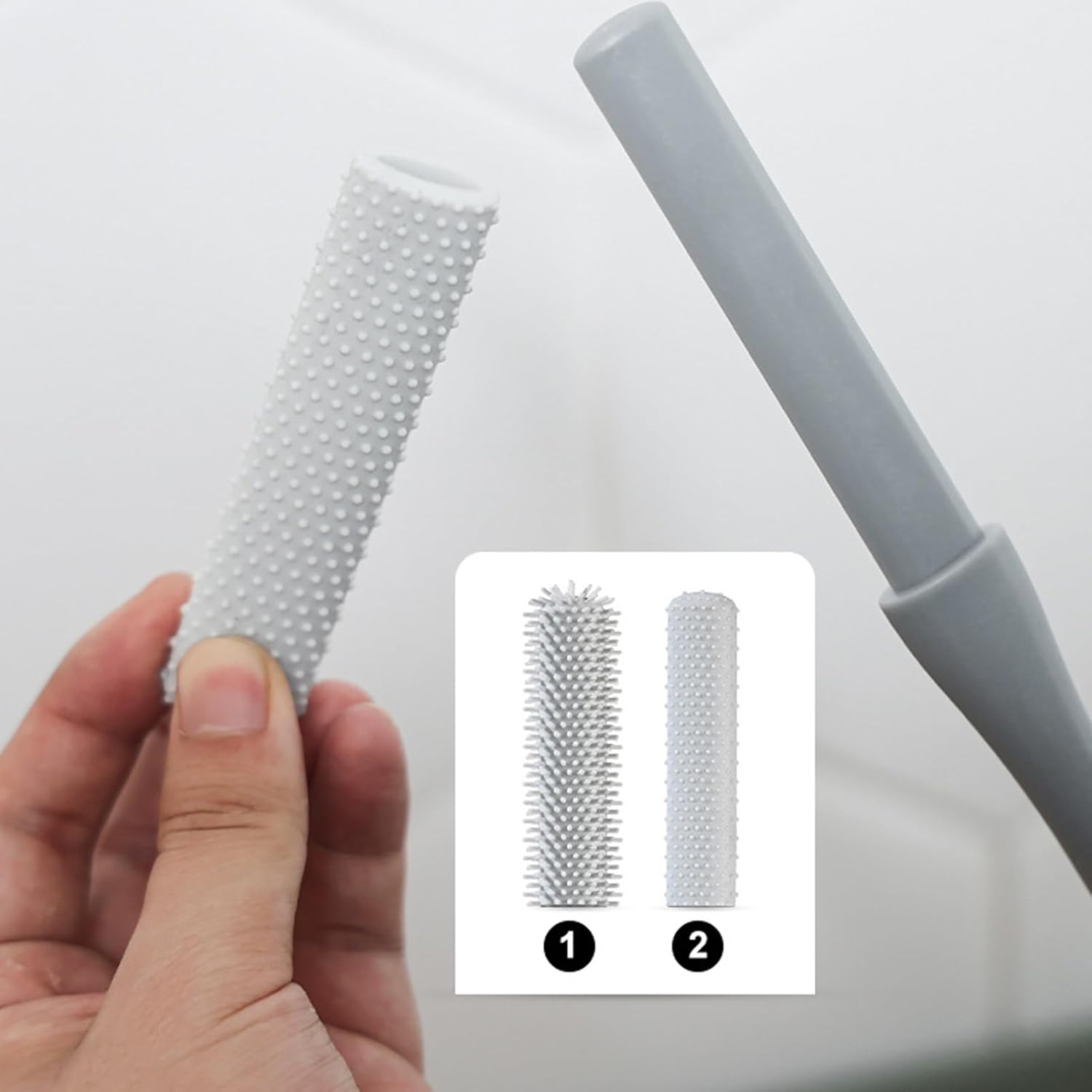 Toe Cleaning Brush | Toe Nail Scrubber Brush - Nail for Shower, Foot Scrubber in Shower, Extended Handle, Men and Women