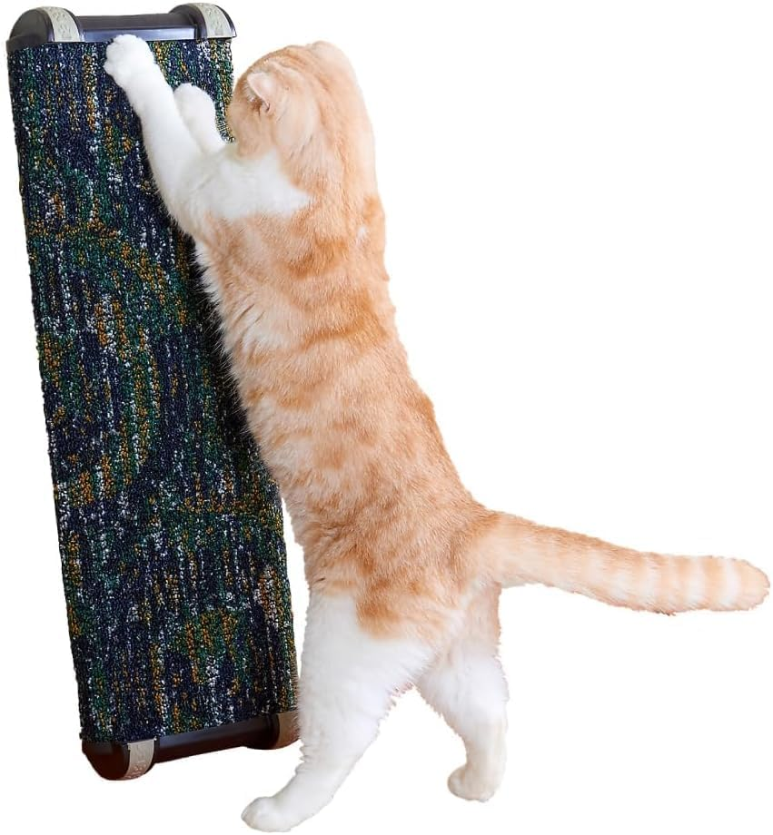 [OFT] Stand Anywhere Scratch, Wide Claw-Sharpener for Cats Using Carpet Fabric Endings, Anti-Slip, Large Cats, Durable, Hard to Sharpening, Size (Approx.) Width 8.3 X Length 26.0 X Thickness 3.5