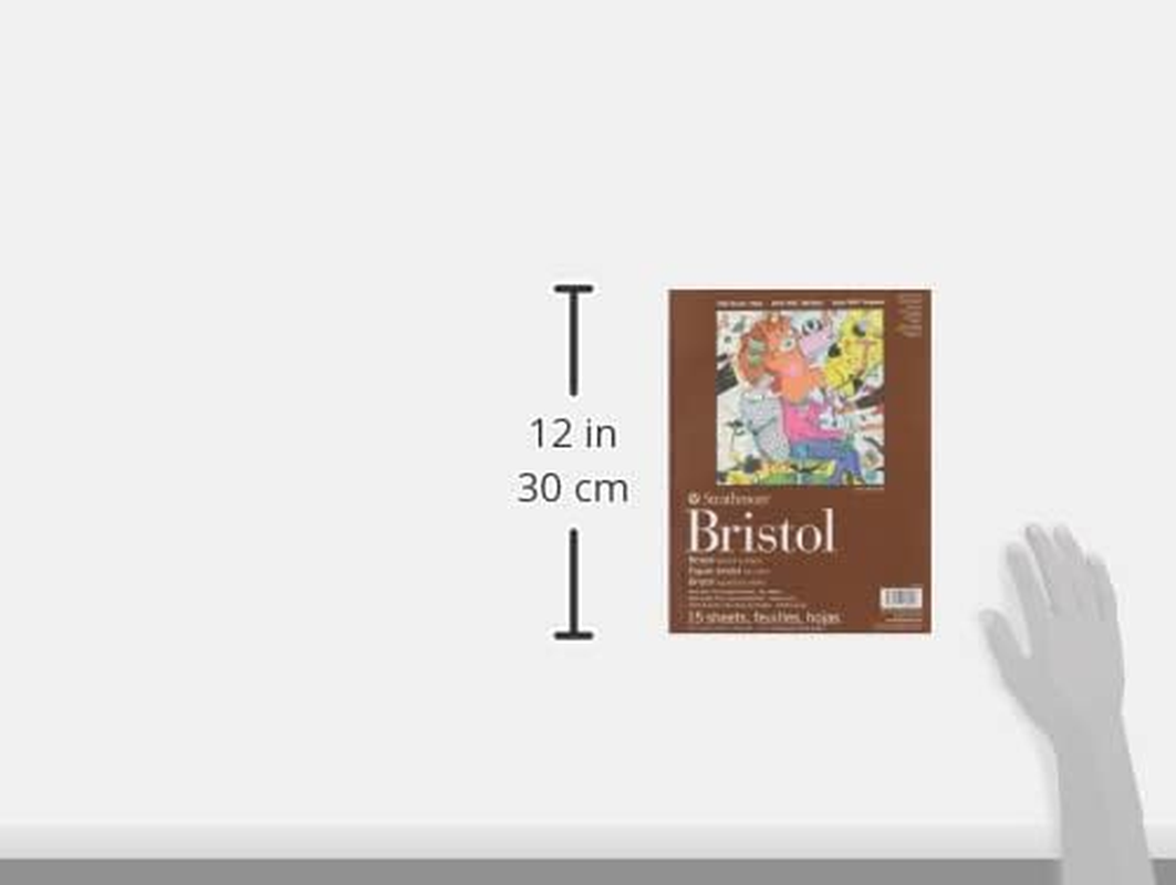 Strathmore 475-3, 400 Series Bristol, 2-Ply Vellum, 9"X12" Tape Bound, 15 Sheets image number 2